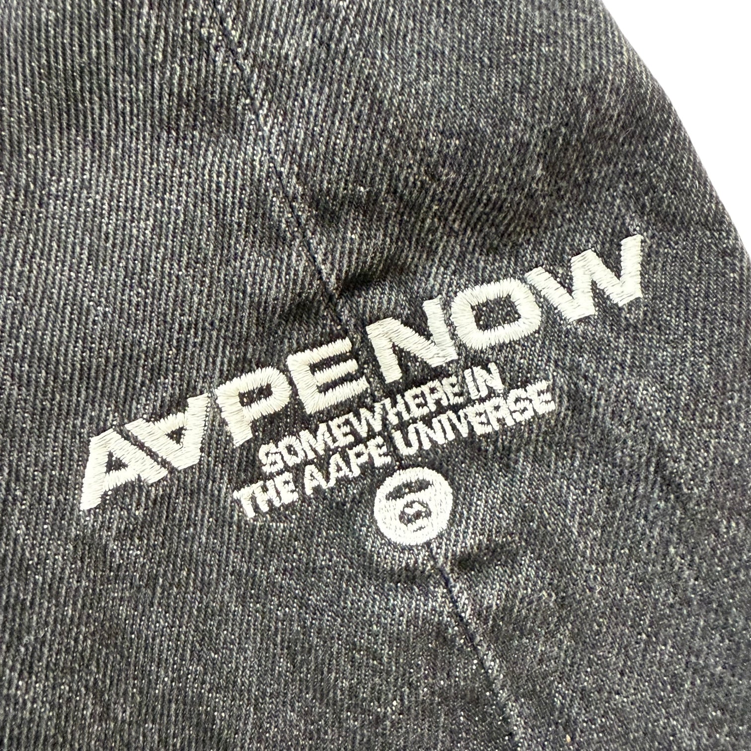 A Bathing Ape Aape Now Denim Pants Black