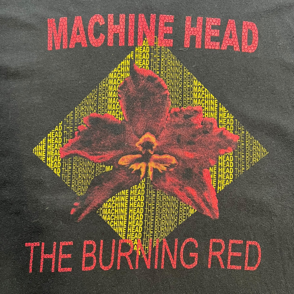 Vintage 1990’s Machine Head “The Burning Red” Long Sleeve T-Shirt Black