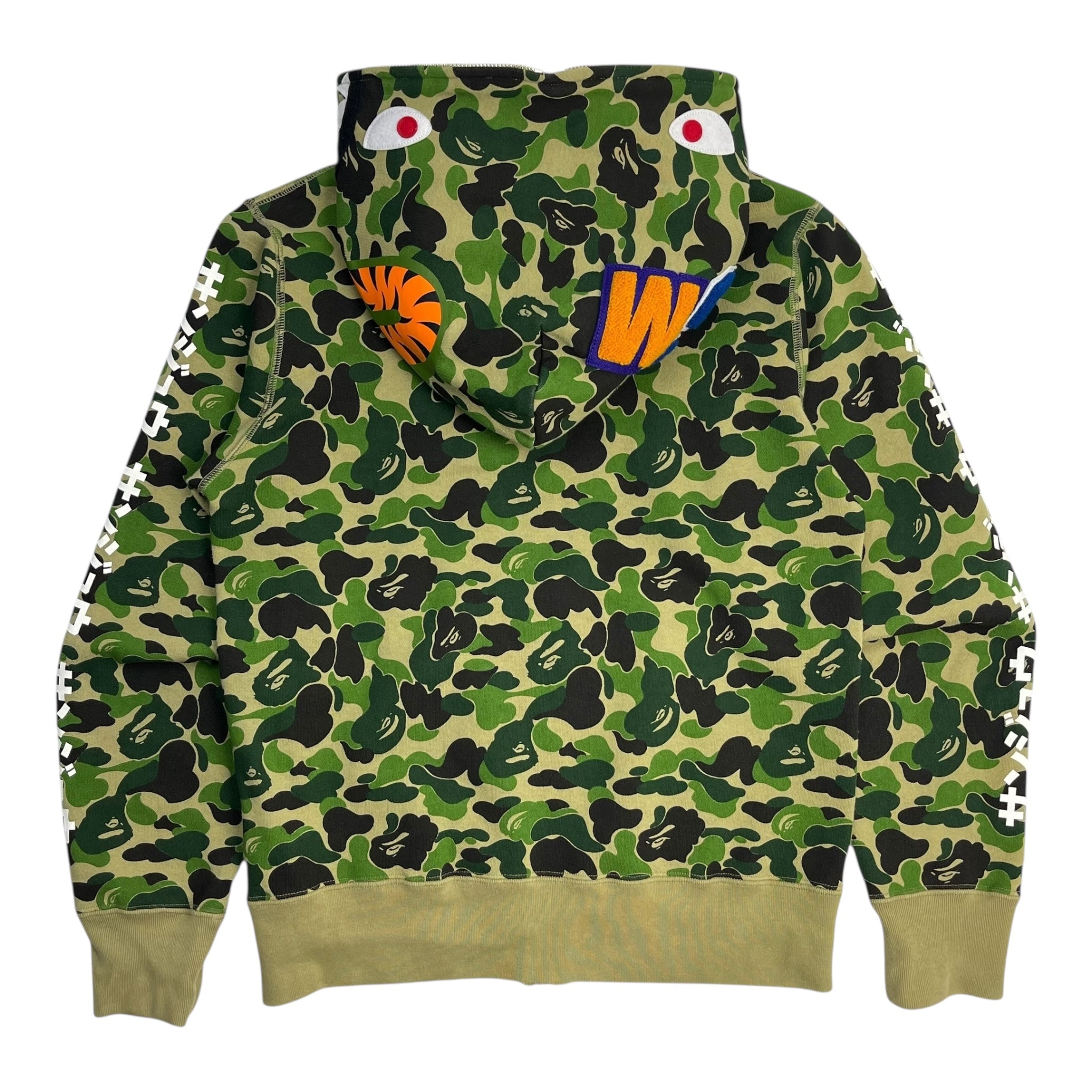 A Bathing Ape Made In Japan WGM Shark Full Zip Hoodie