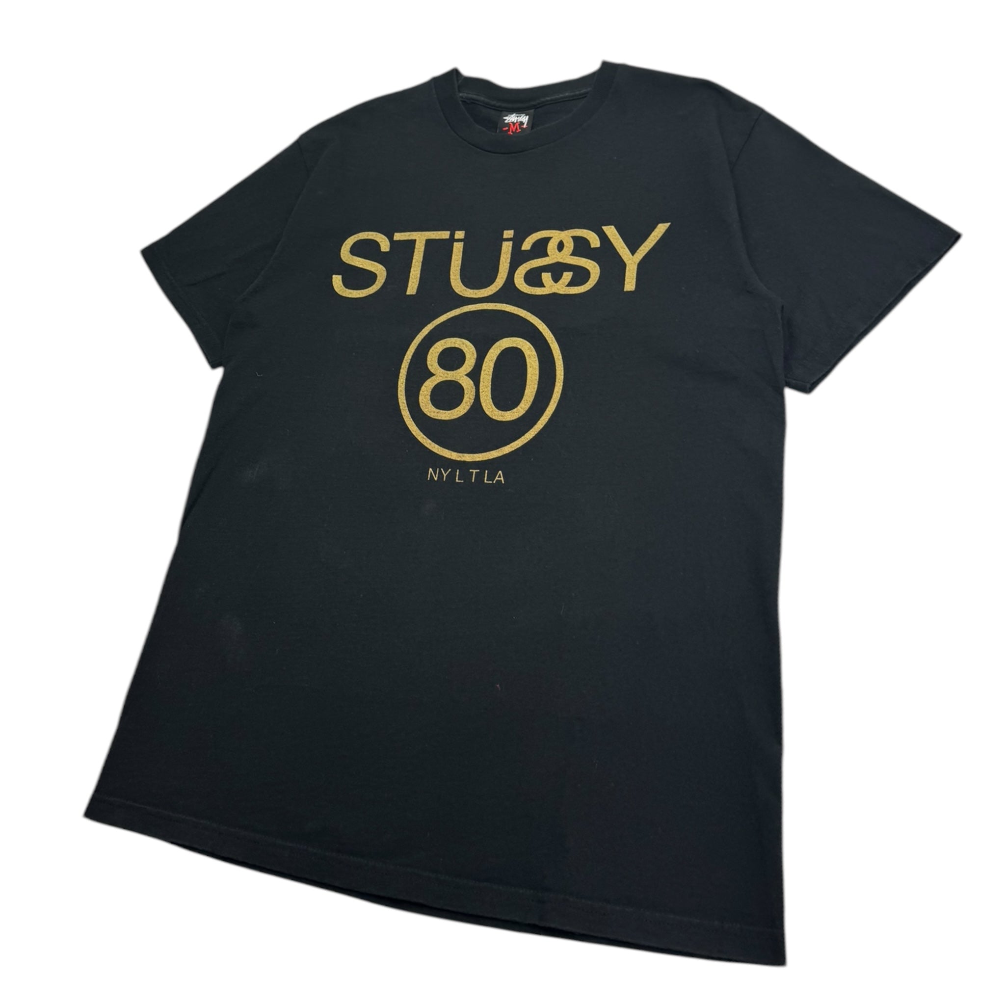 Stussy Double S 80 Tee Black/Gold