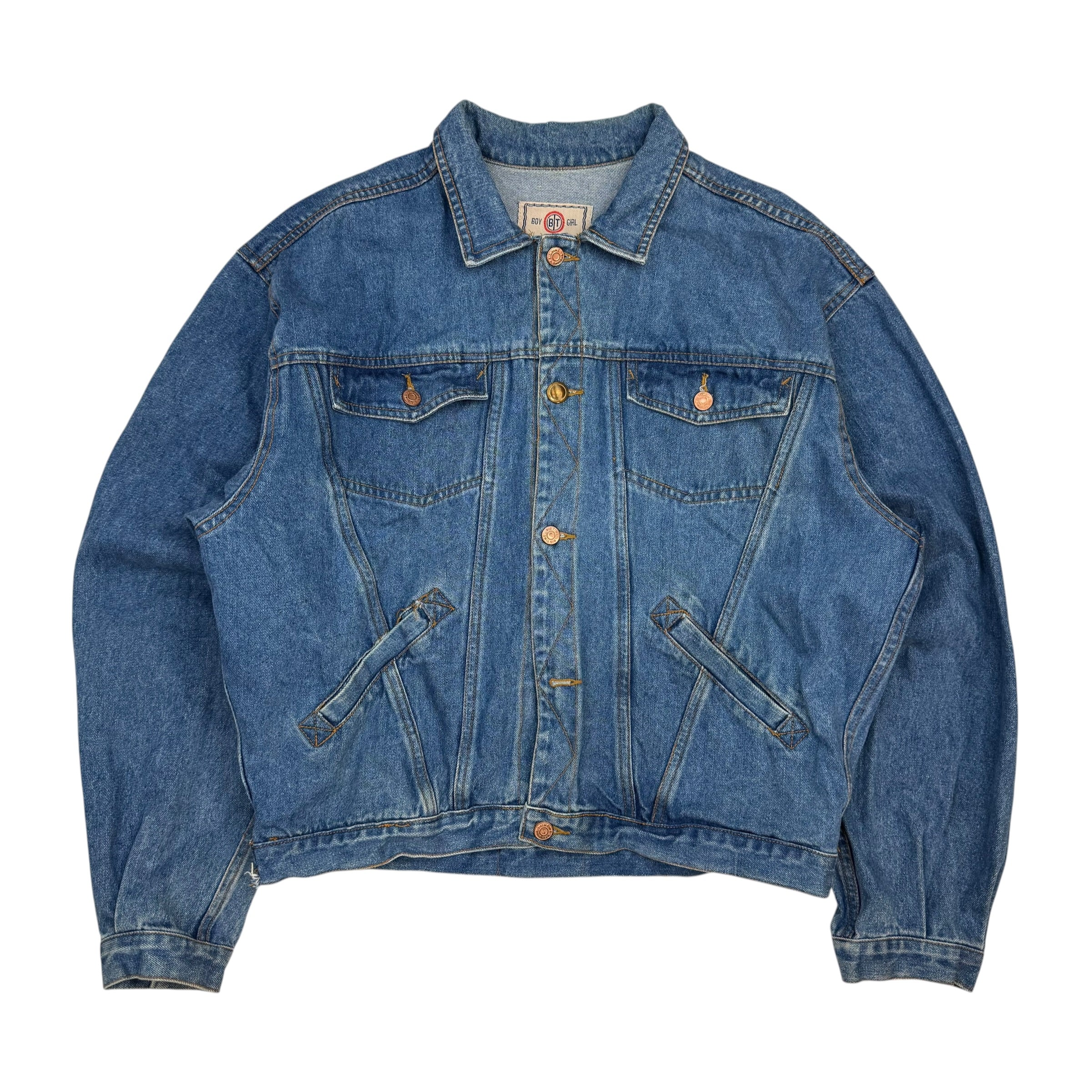 Vintage Big Time Denim Jacket Dark Wash