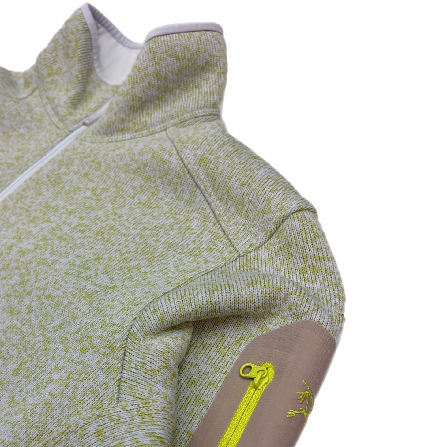 (W) Vintage Arc’teryx Covert Quarter Zip Key Lime/White