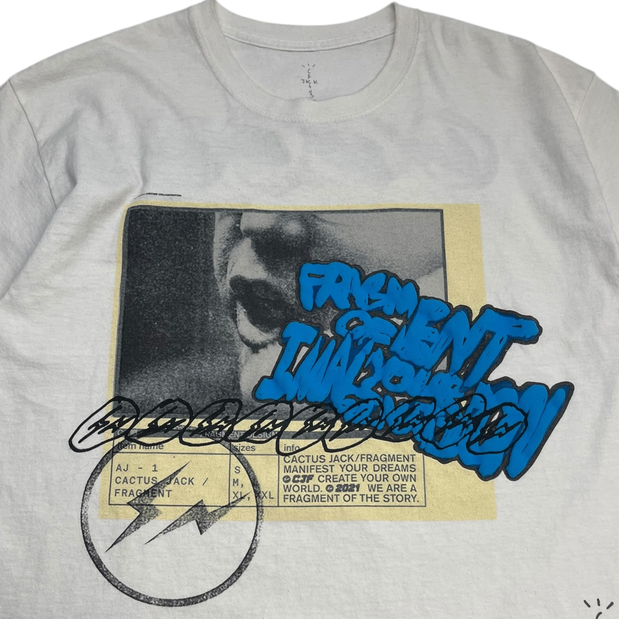 Travis Scott Cactus Jack For Fragment Manifest T-Shirt