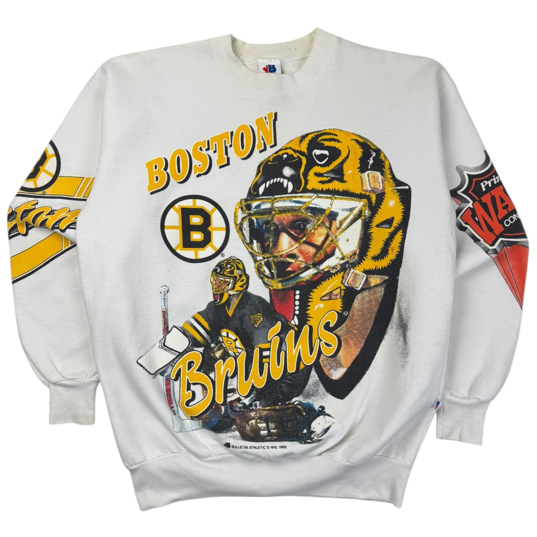 1992 Boston Bruins Bulletin Crew Neck