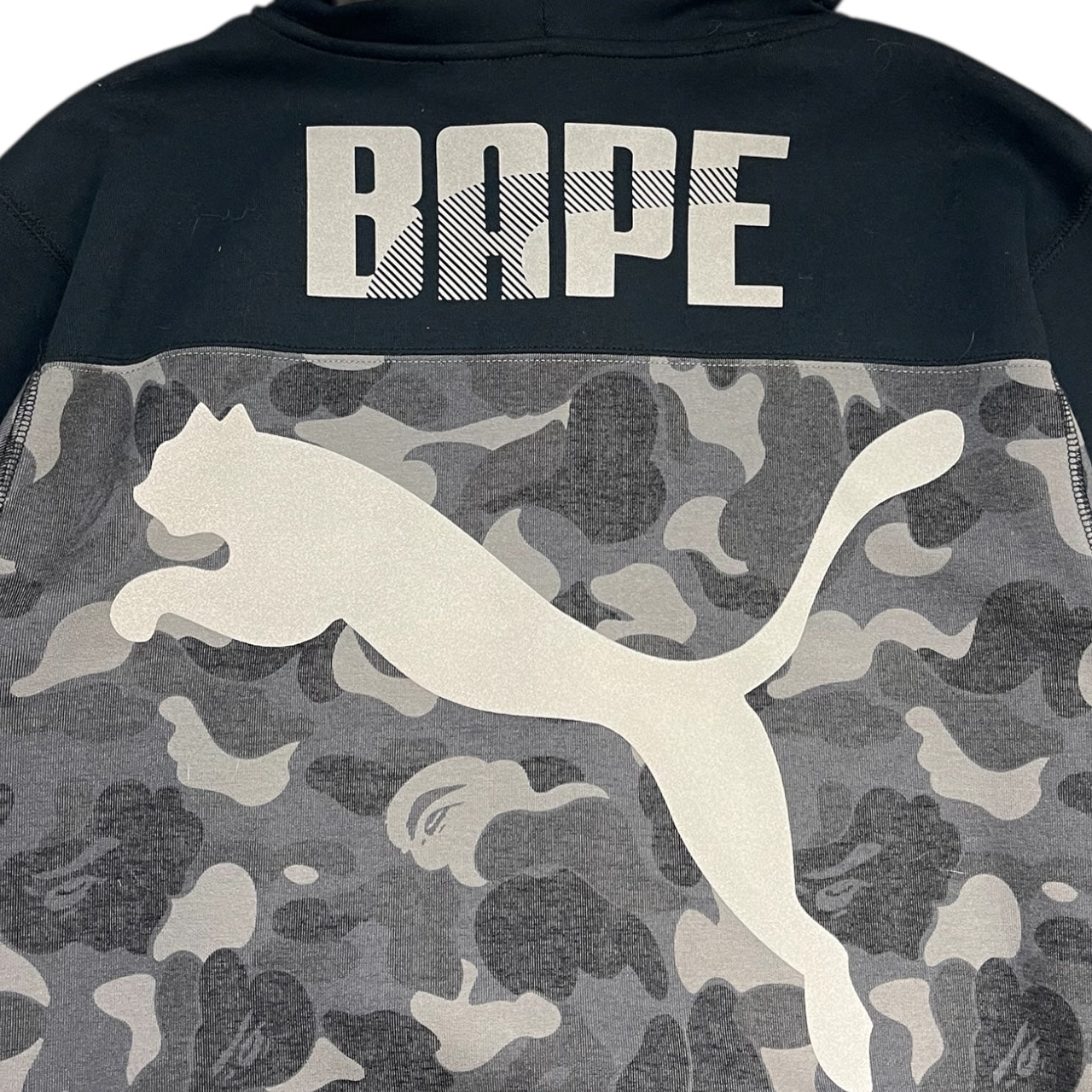 BAPE X Puma ABC Camo Shark Hoodie Black