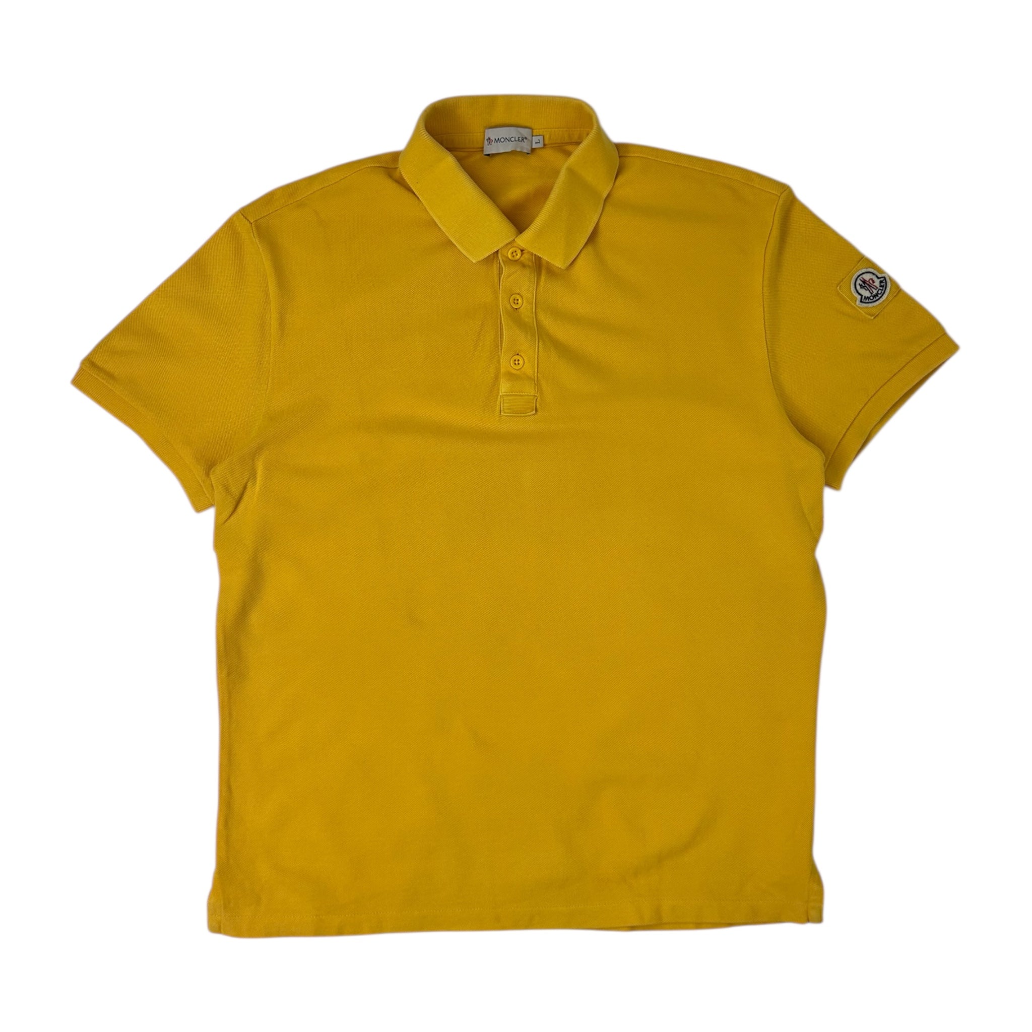 Moncler Polo T-Shirt Yellow