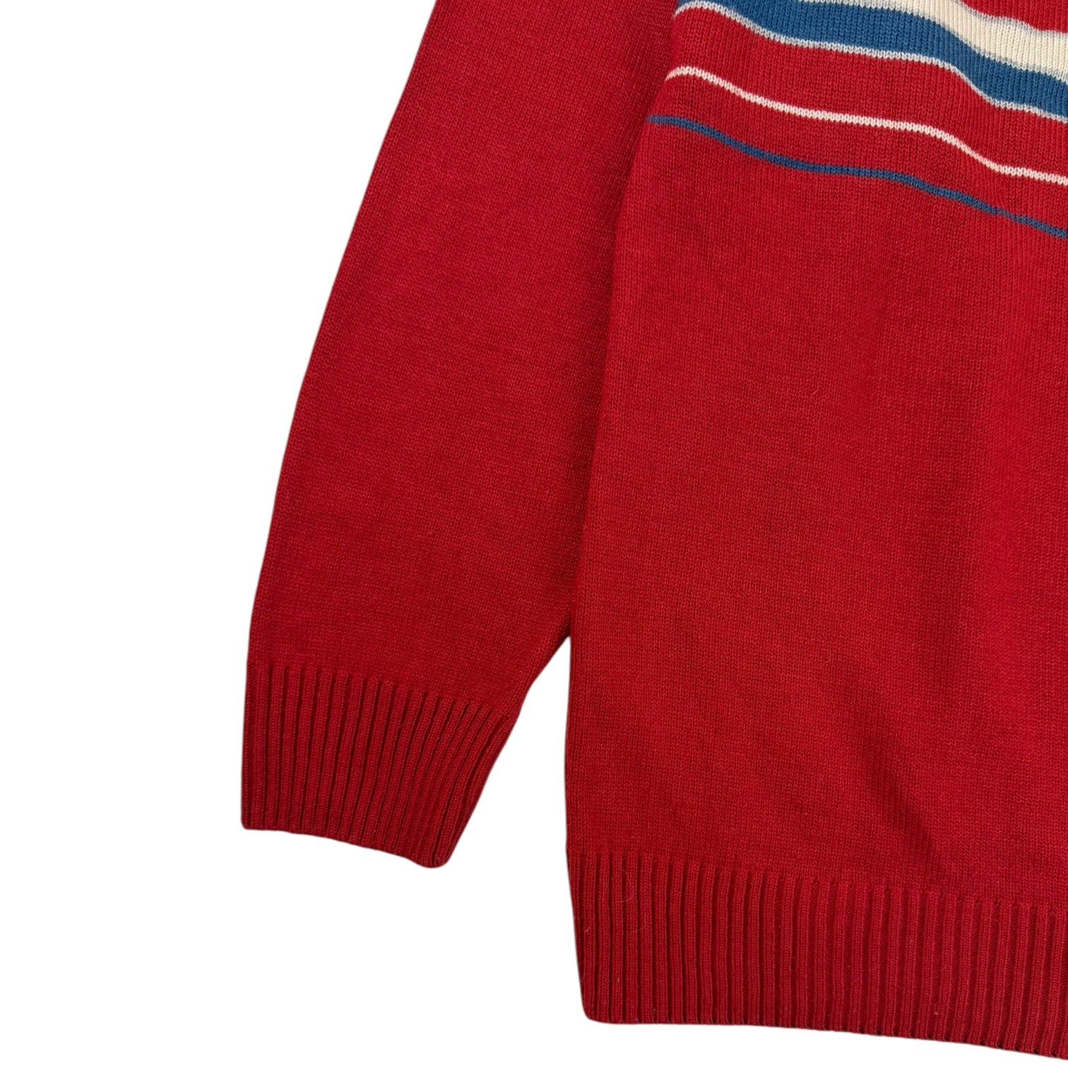 Vintage Adidas Knit Sweater Red