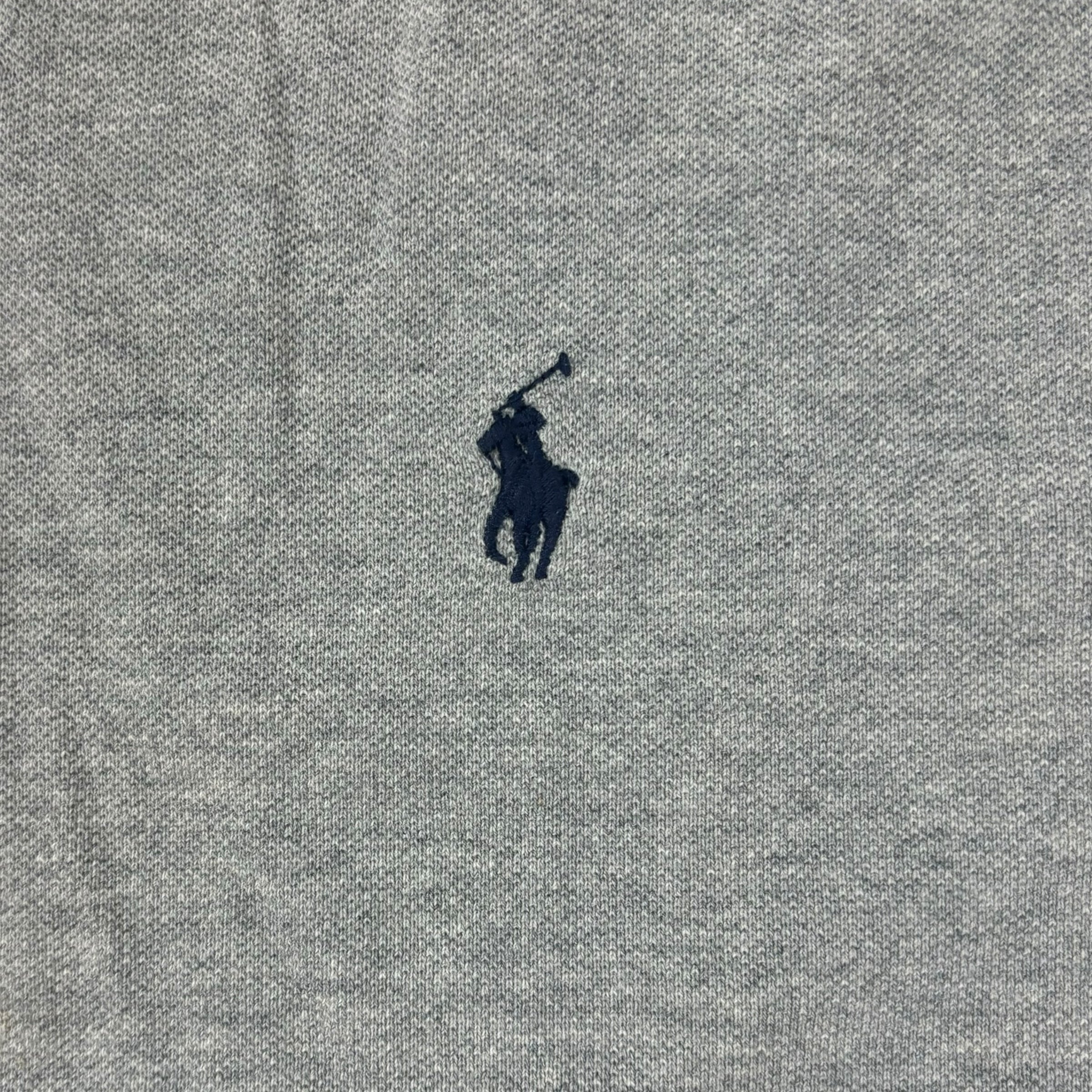 Vintage Ralph Lauren Polo V-Neck T-Shirt Grey