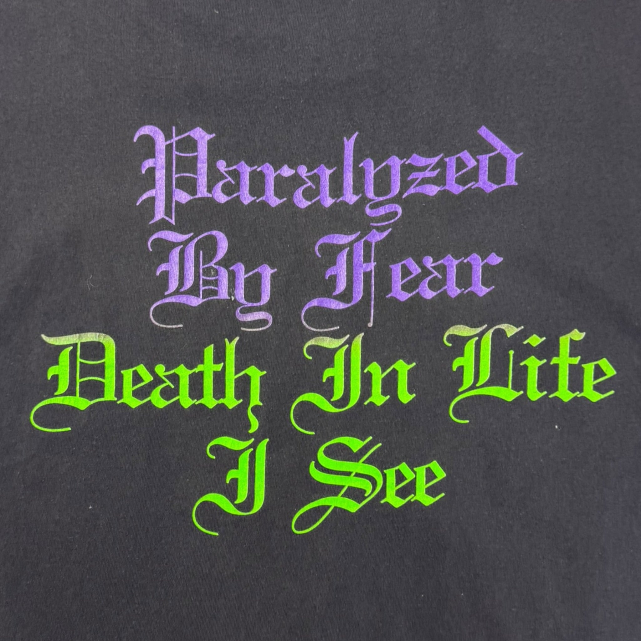 1991 Testament ‘Paralyzed By Fear…’ T-Shirt