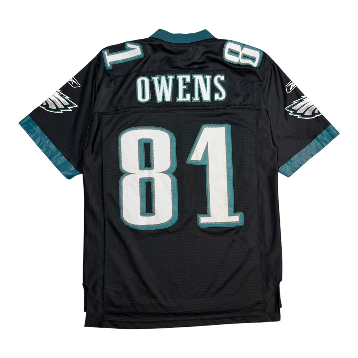 Vintage Reebok Philadelphia Eagles Terrell Owens Home Jersey Black