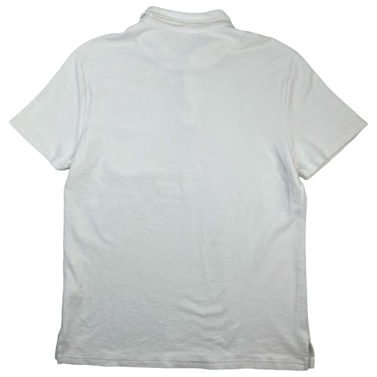 Ralph Lauren Purple Label Terry Polo Shirt White