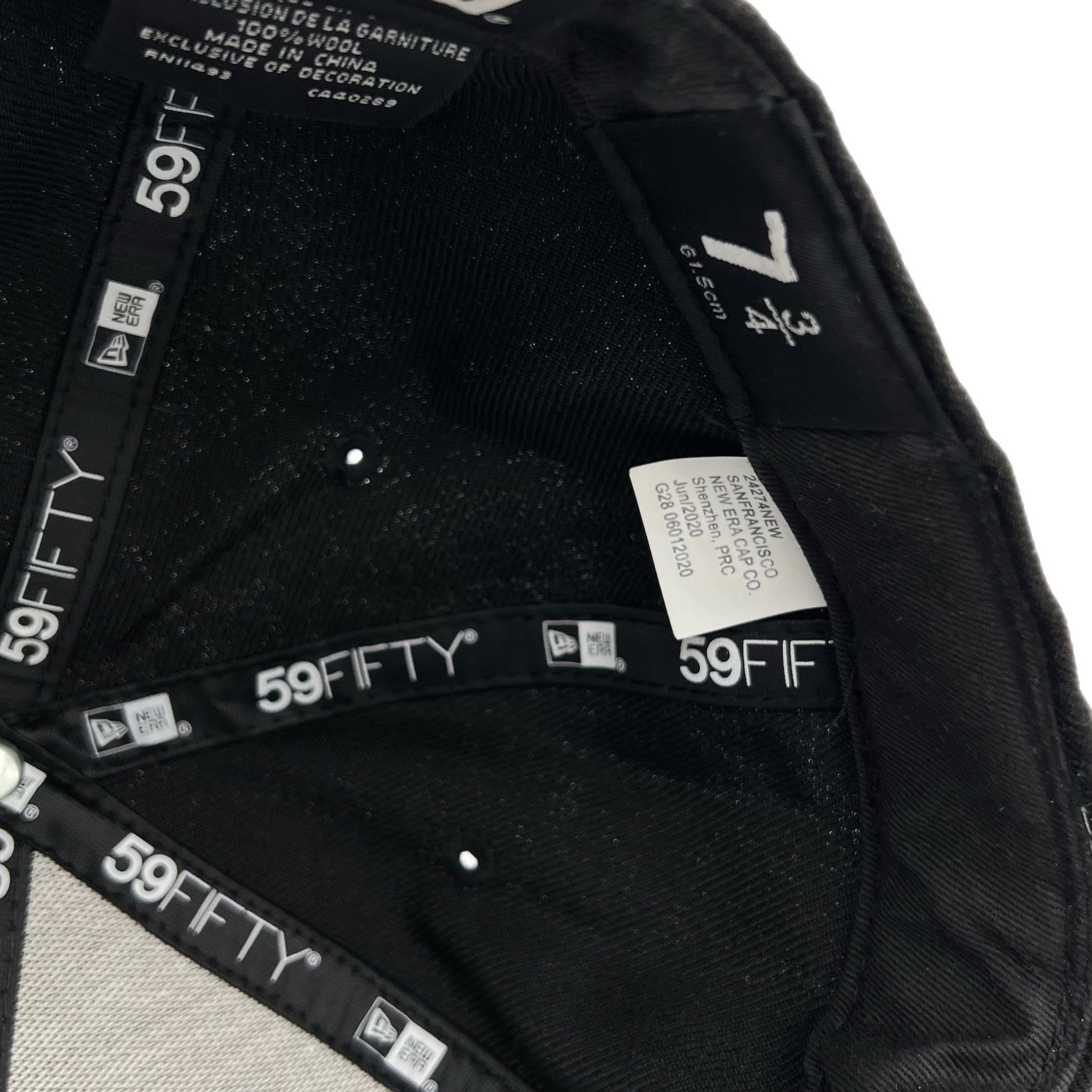 Supreme S Logo FW20 New Era Fitted Hat Black