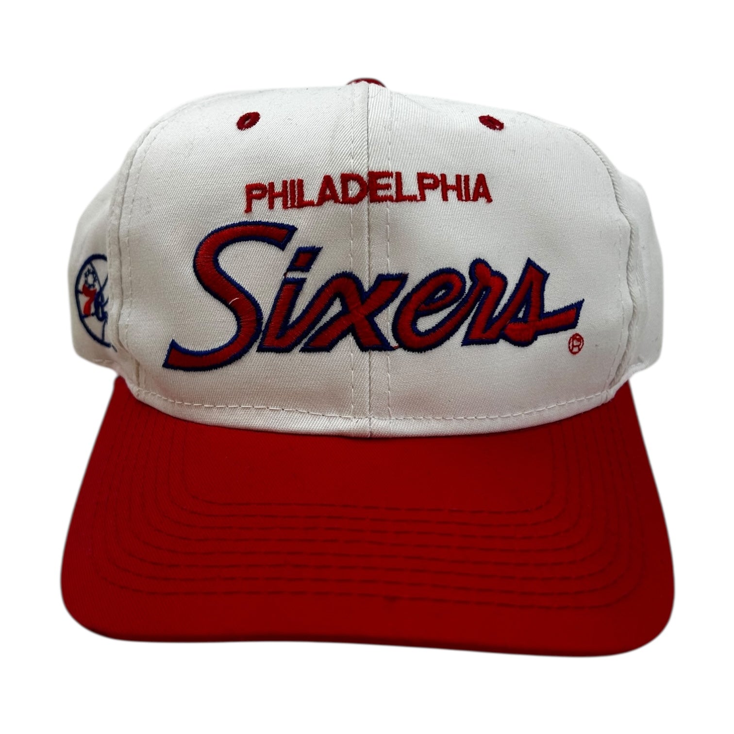 Vintage Philadelphia 76ers Double Line Script Snapback