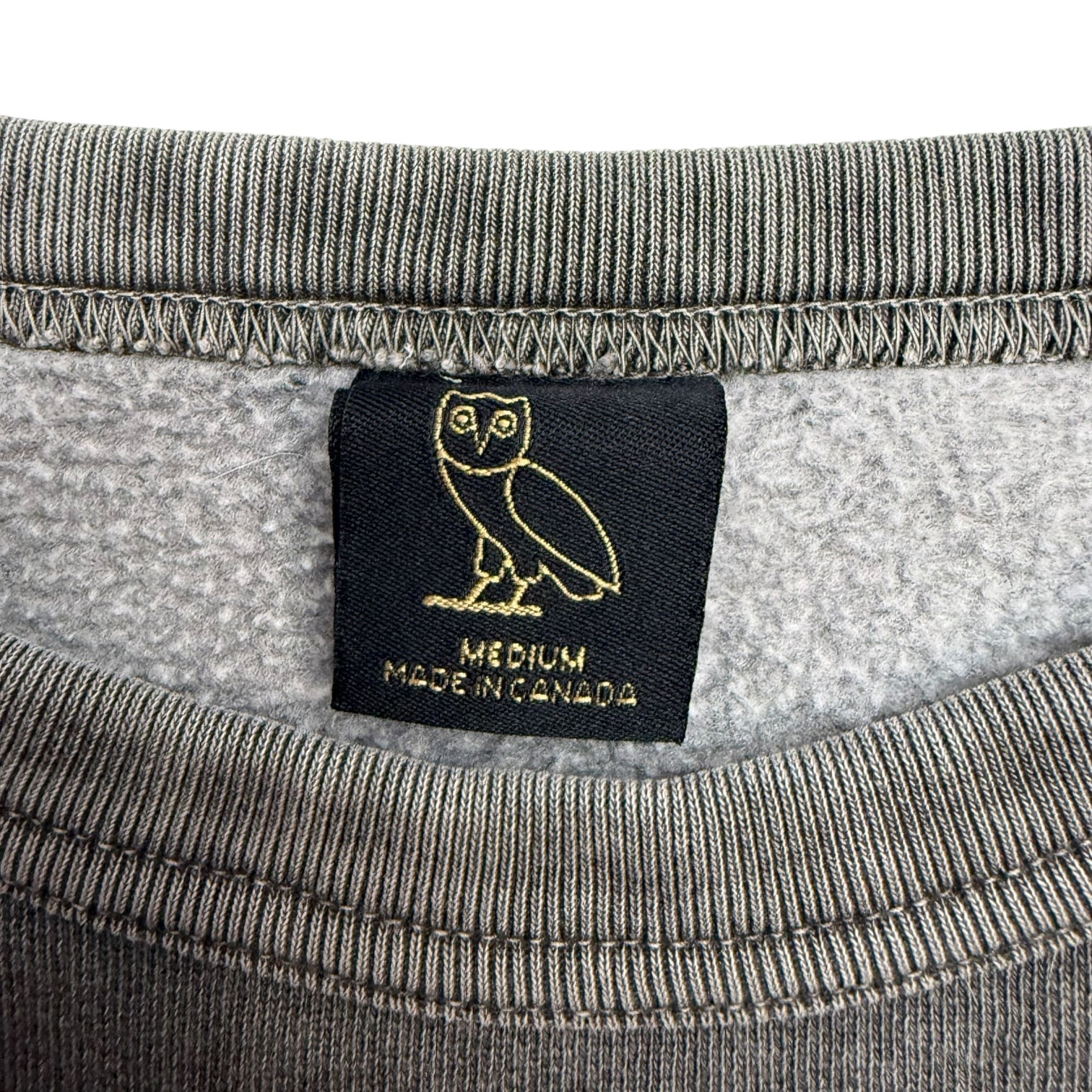 OVO Garment Dye Crewneck Grey