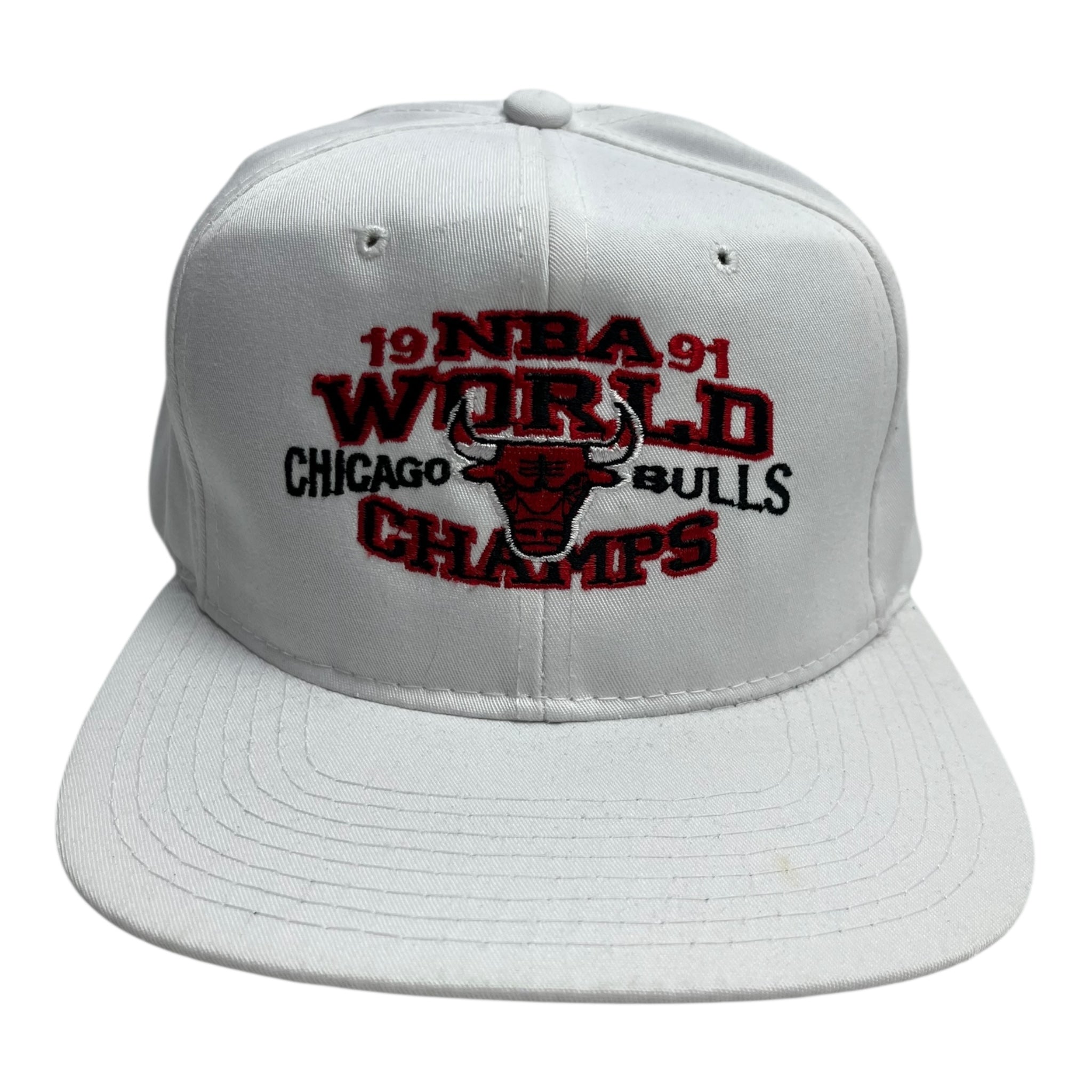 1991 Chicago Bulls World Champs Ted Fletcher SnapBack Hat