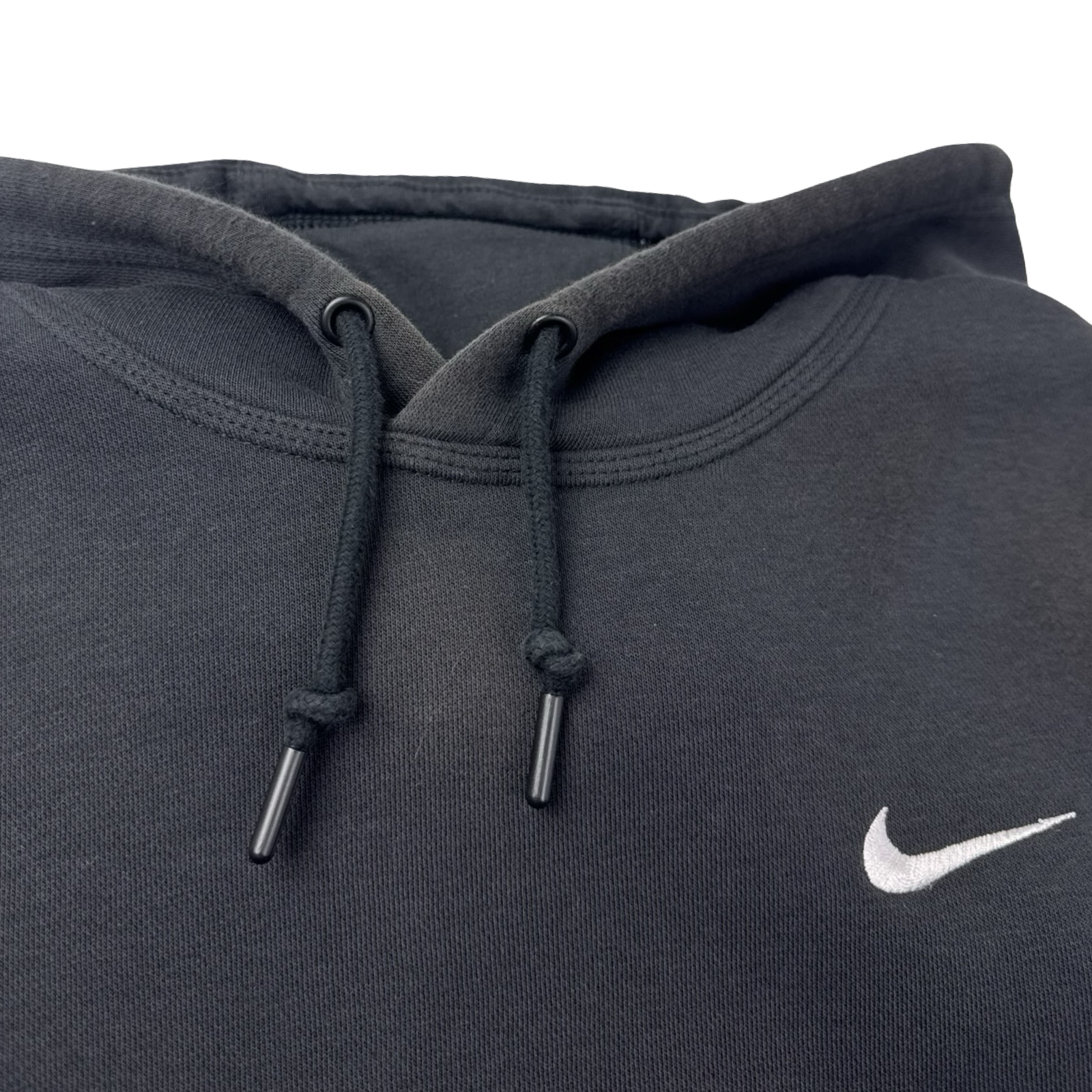 Y2K Nike Pocket Swoosh Fleece Hoodie Black