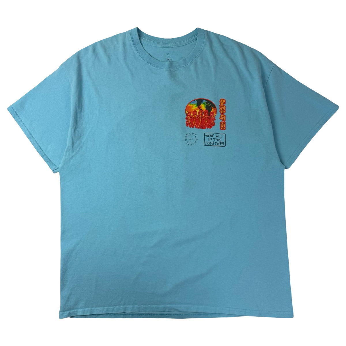 Travis Scott Cactus Jack C/O 2020 T-Shirt Light Blue