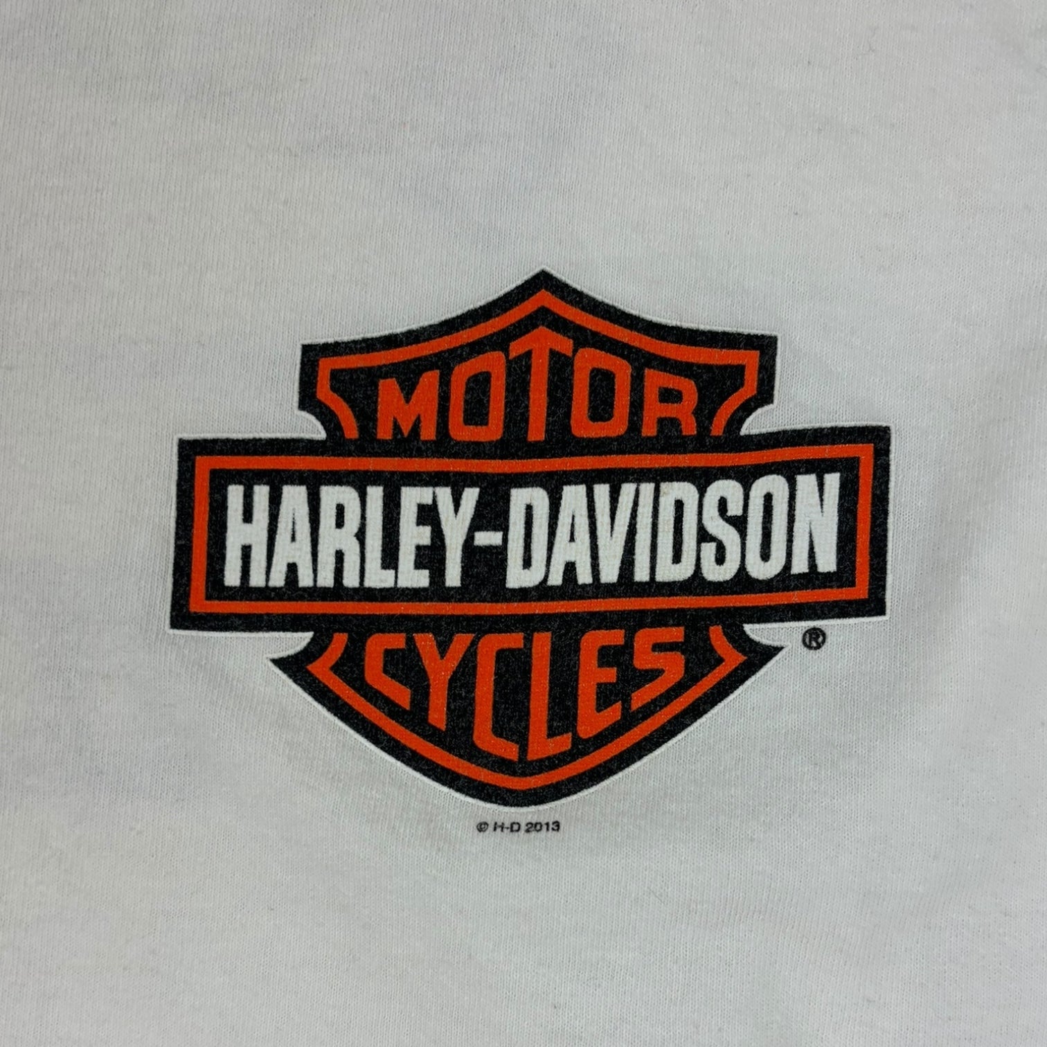 Vintage 2013 Harley Davidson Jamaica LS T-Shirt White