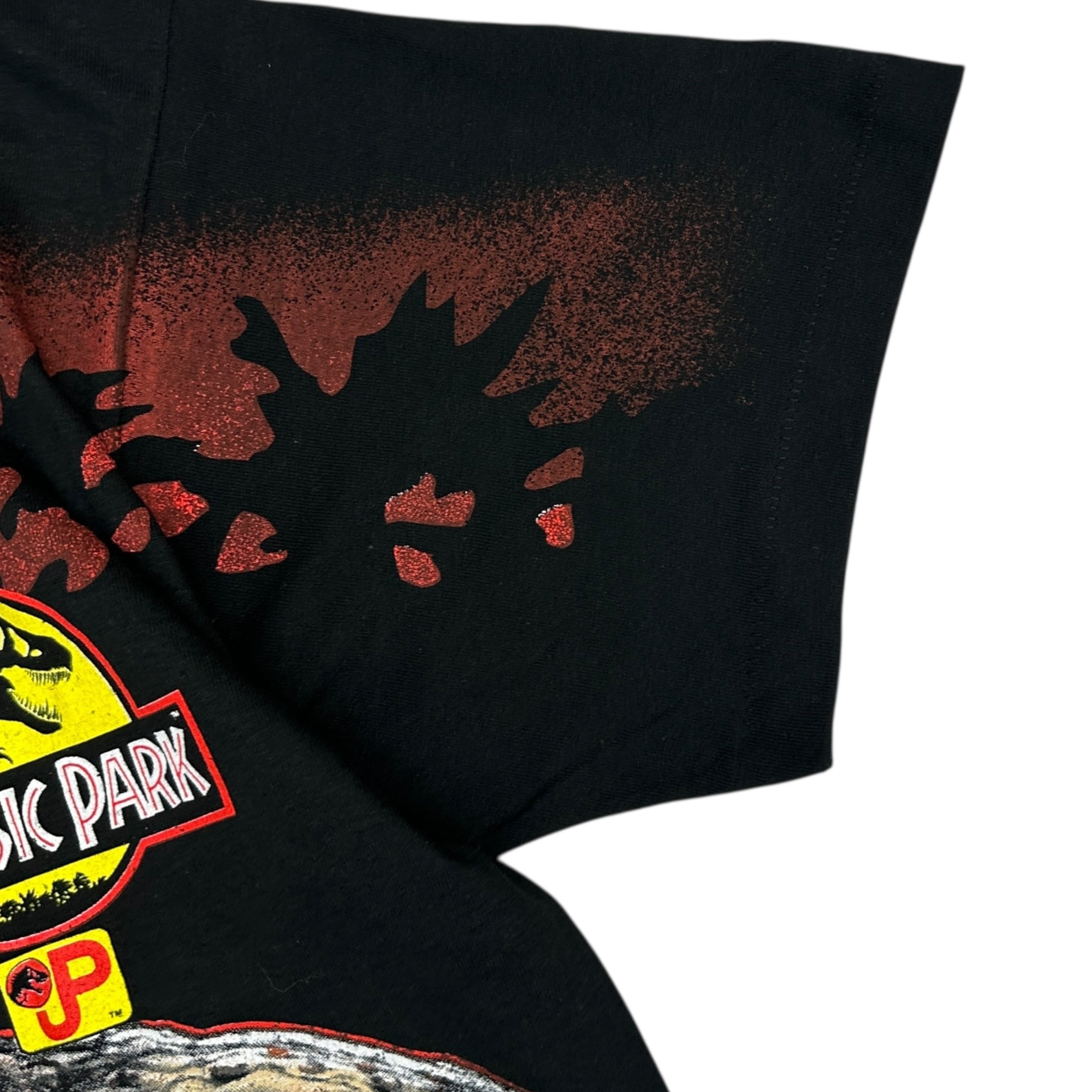 1993 Jurassic Park All Over Print Tee Black