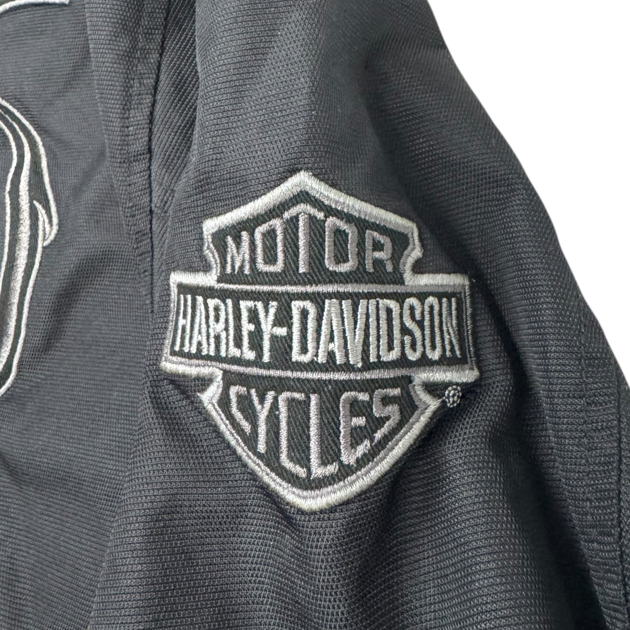 Harley Davidson Reversible Nylon Tribal Skull Jacket