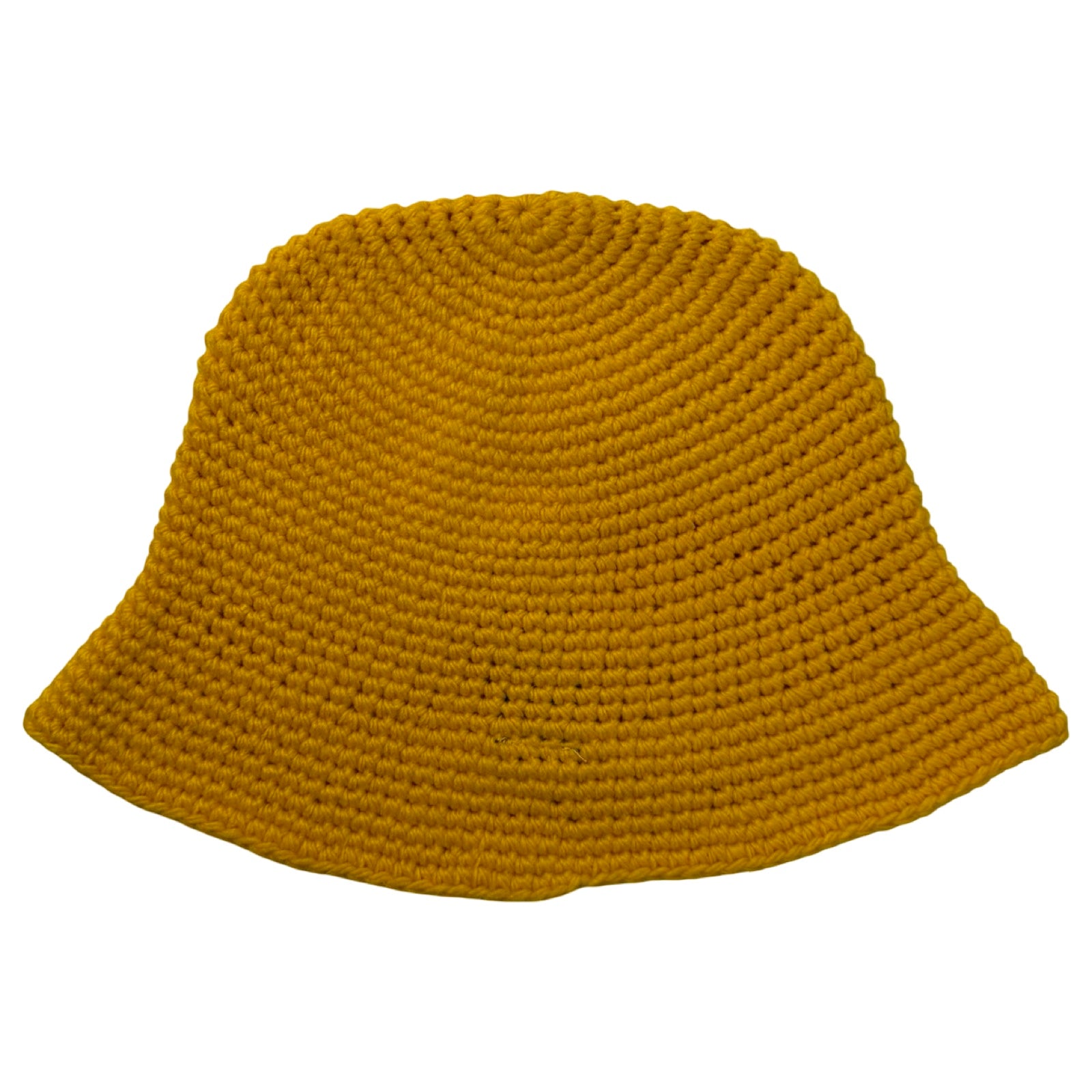 Stussy Swirly S Knit Bucket Hat Yellow
