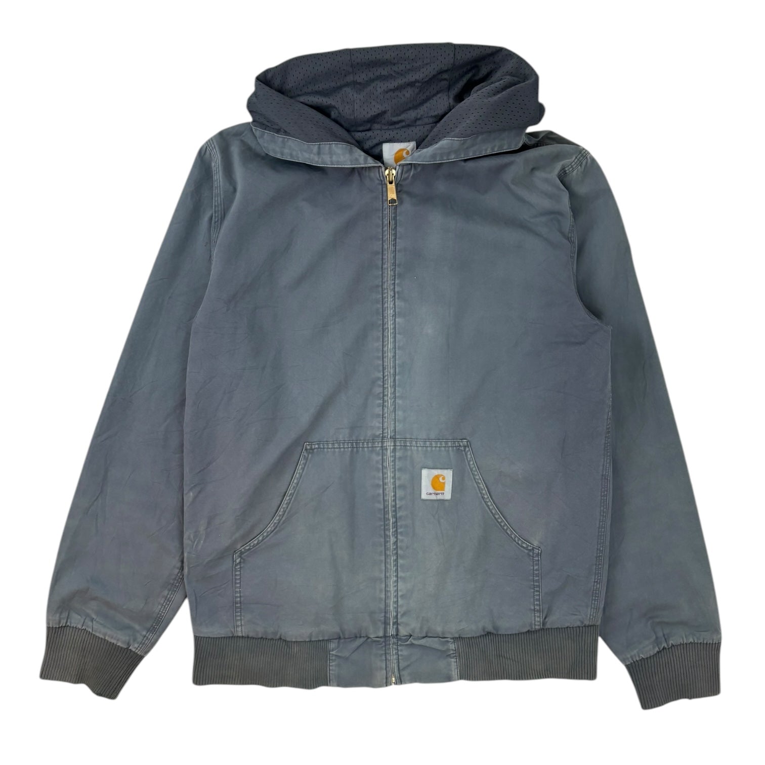 Vintage Carhartt Active Hooded Jacket Slate Grey