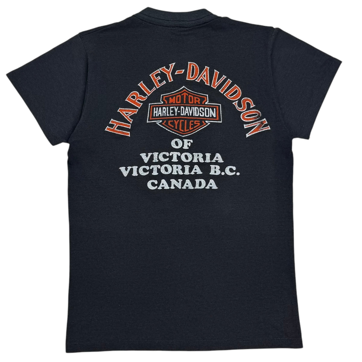 1987 Harley Davidson American Classic Tee Faded Black