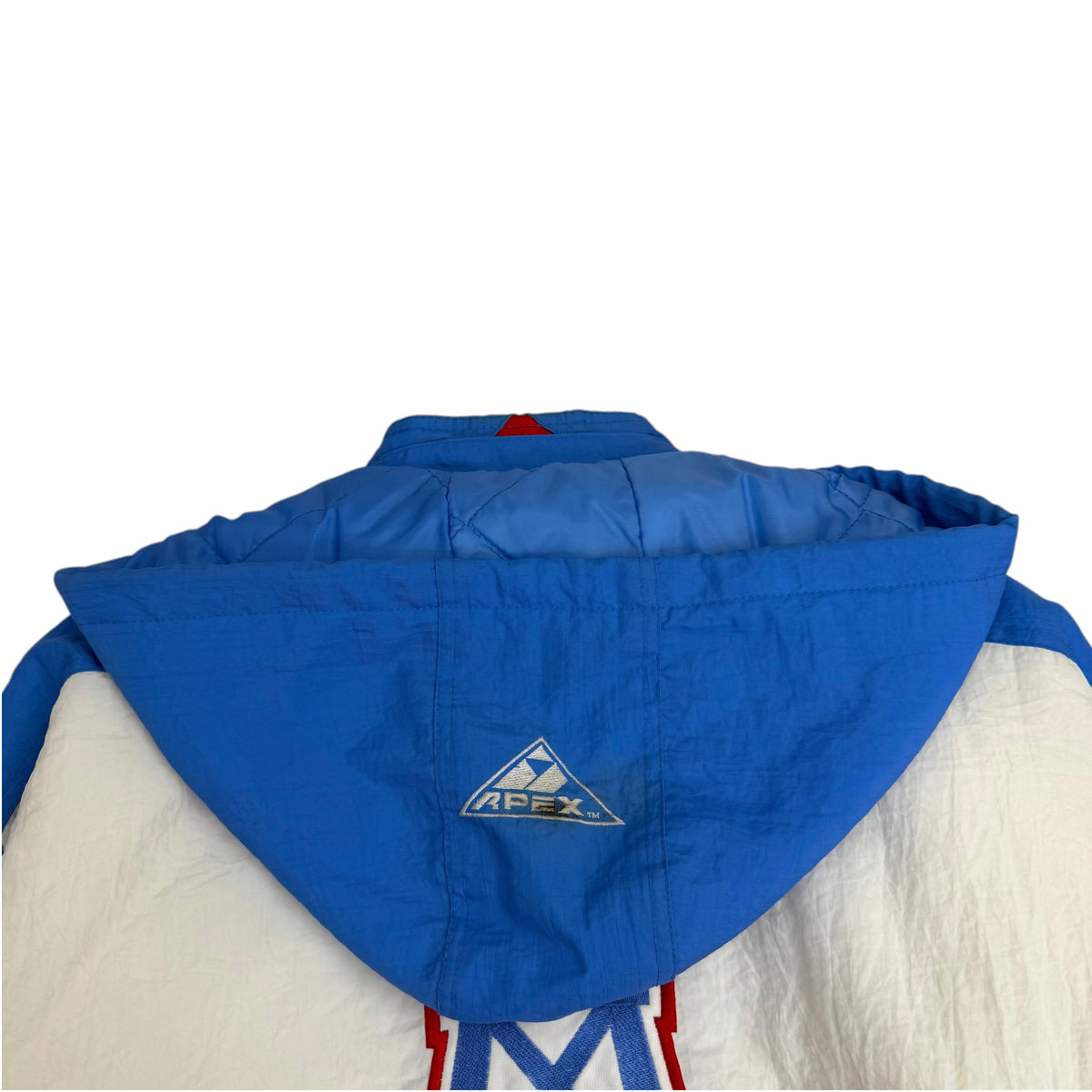 Vintage 90s Apex One NFL Houston Oilers Colorblock Jacket Blue