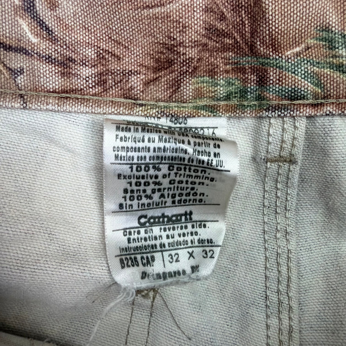 Vintage Carhartt Realtree Double Knee Pants Camo