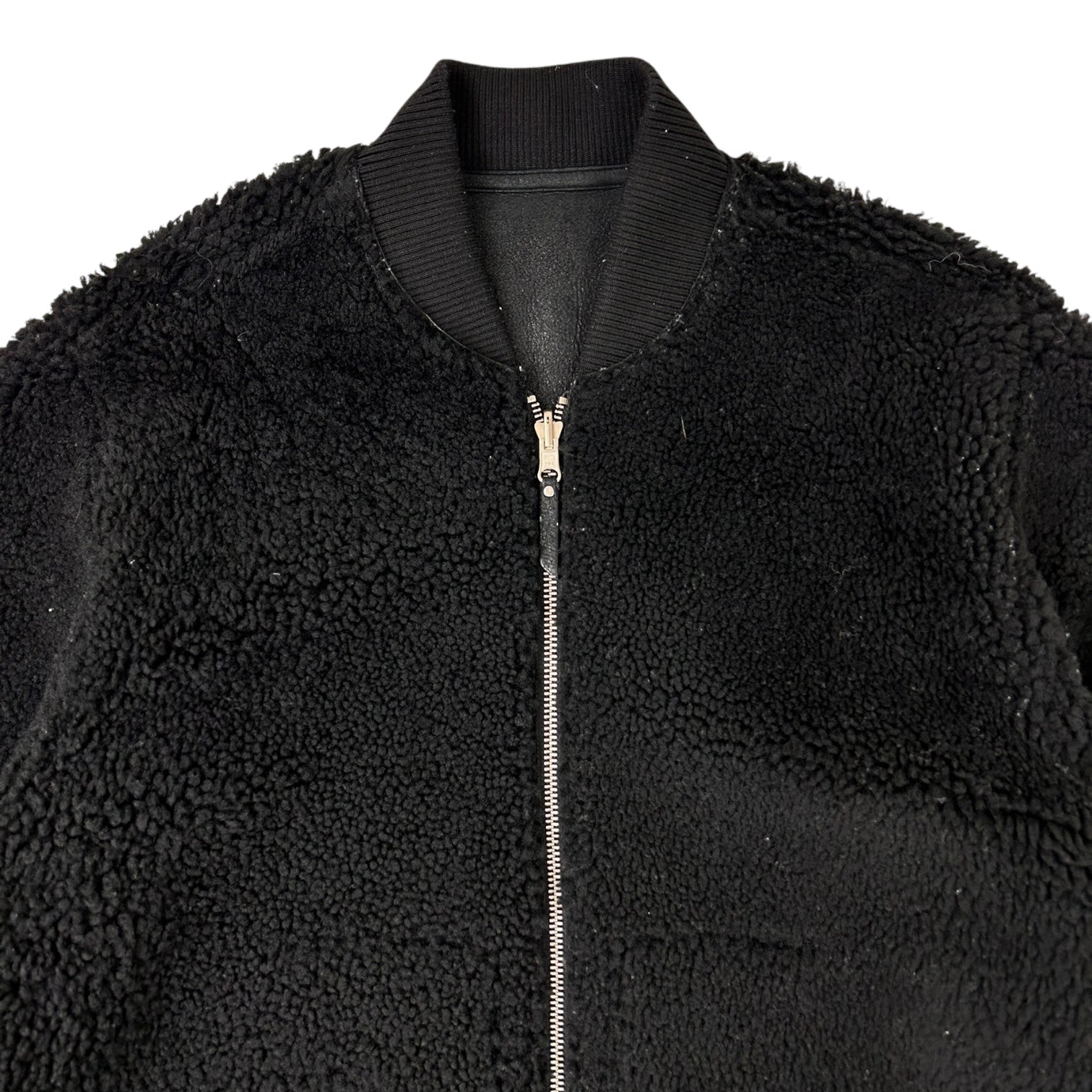 Stussy Shearling Reversible Bomber Jacket Black