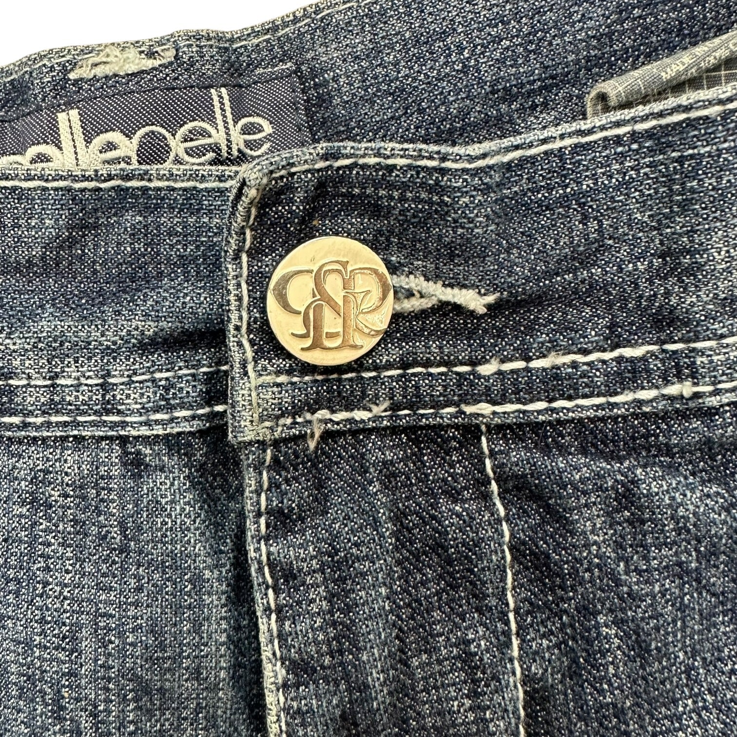 Vintage Y2K Pelle Pelle Dark Wash Denim Pants