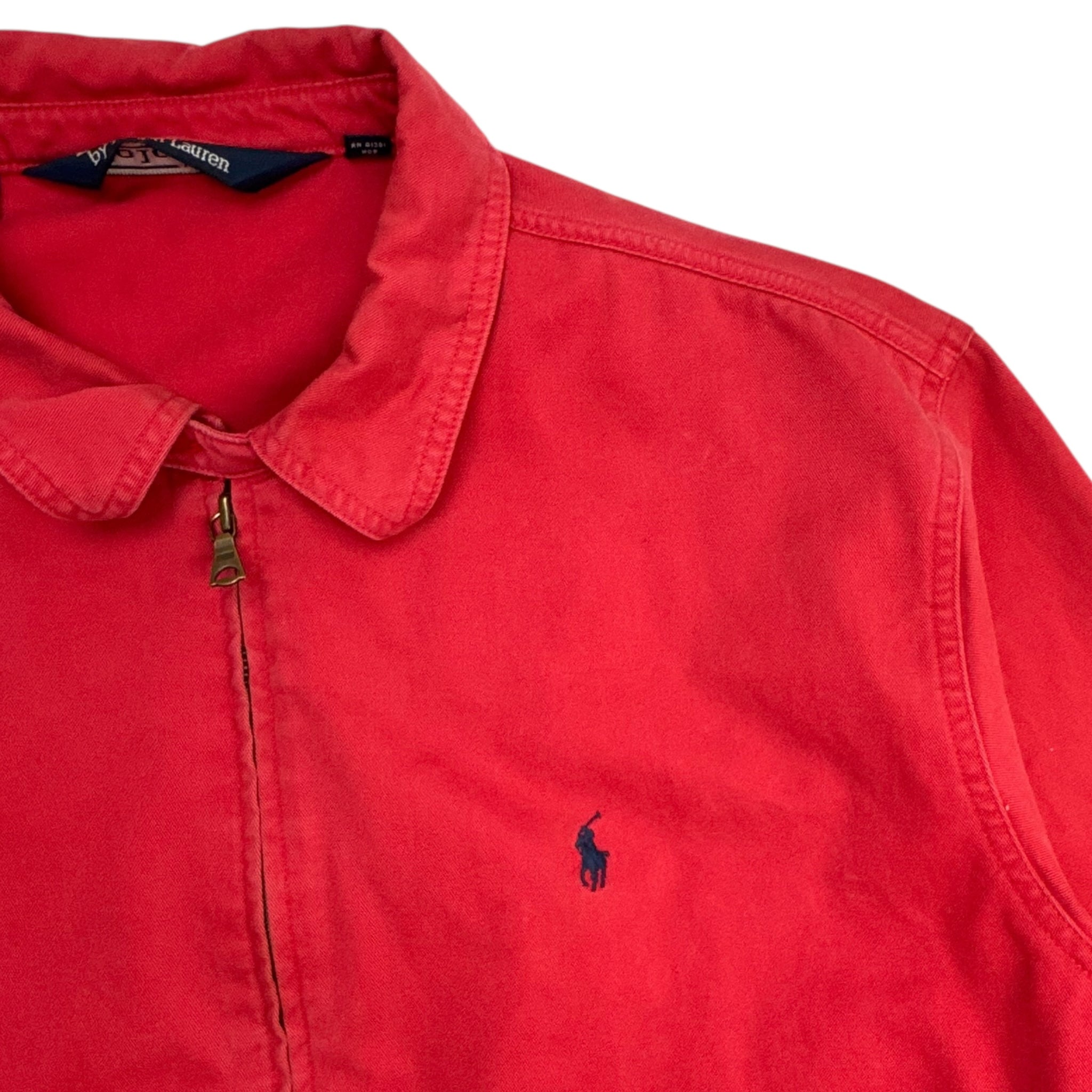 Vintage Polo Ralph Lauren Harrington Jacket Faded Red