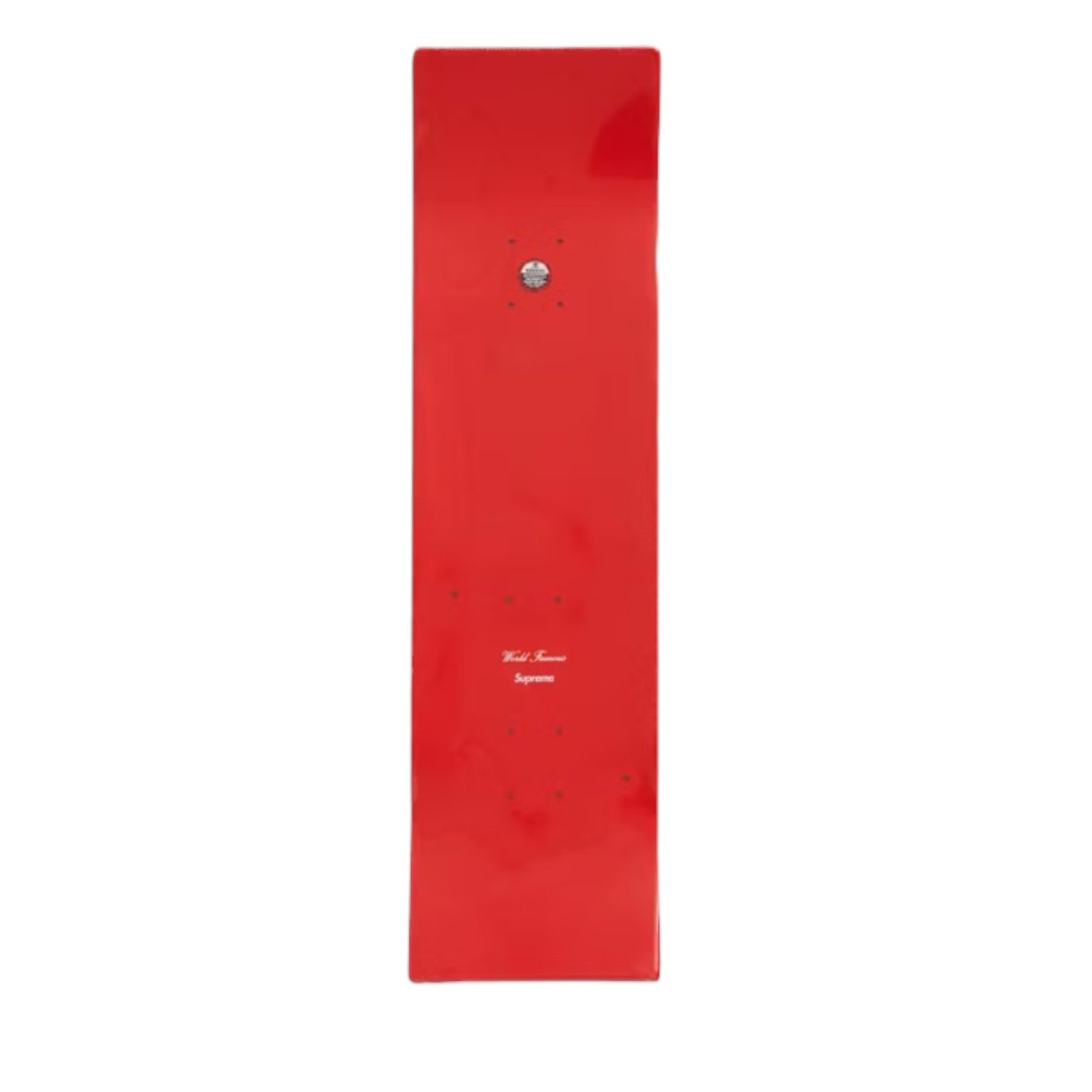 Supreme Uncut Box Logo Skateboard Deck Red
