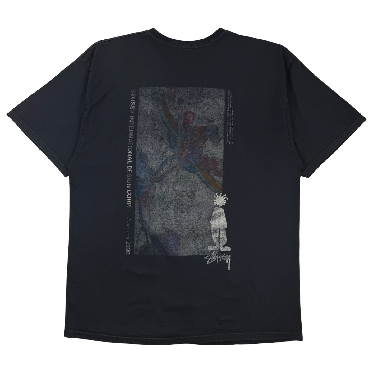 Stüssy Delusion Pigment Dyed T-Shirt Black