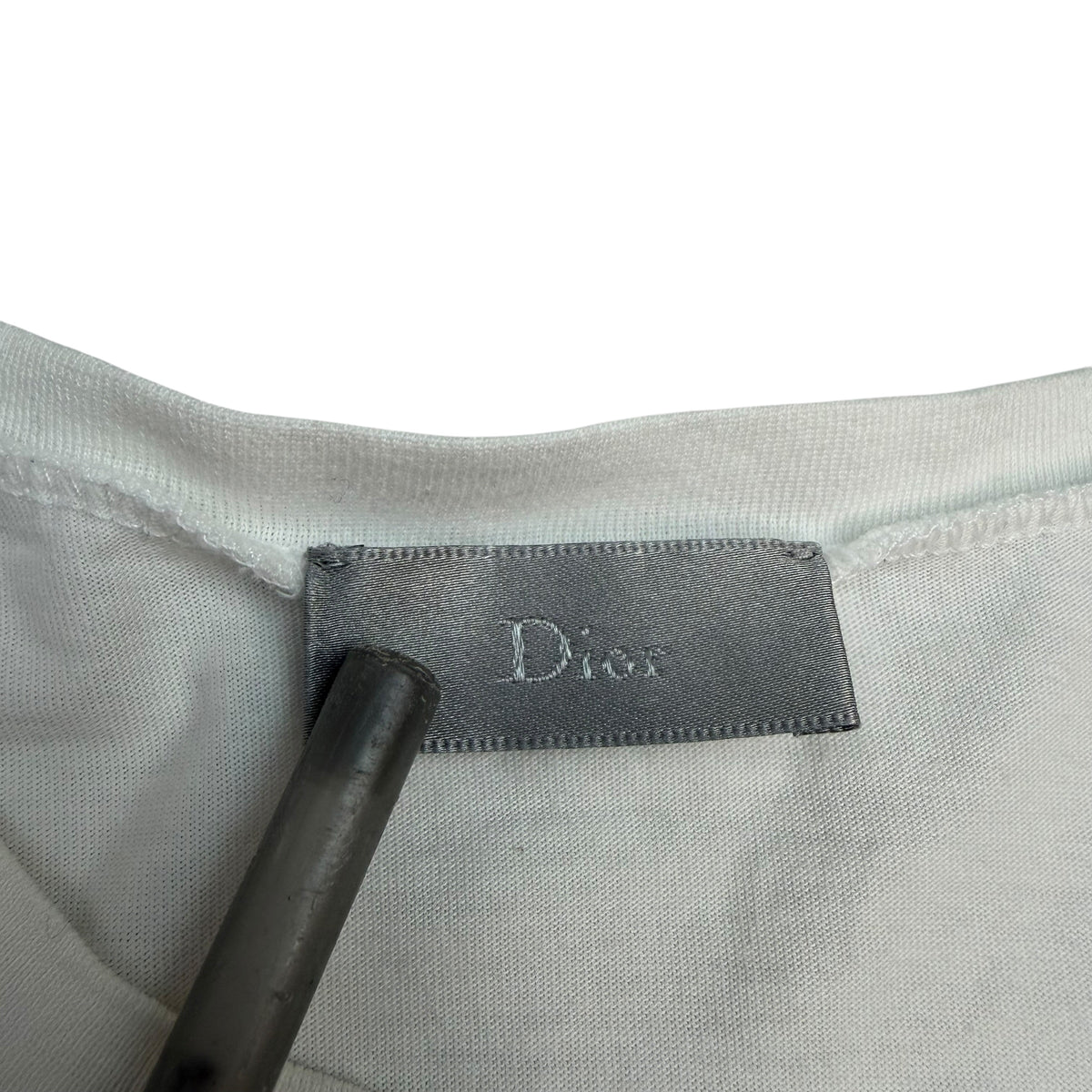 Dior Homme Bee Script Tee White