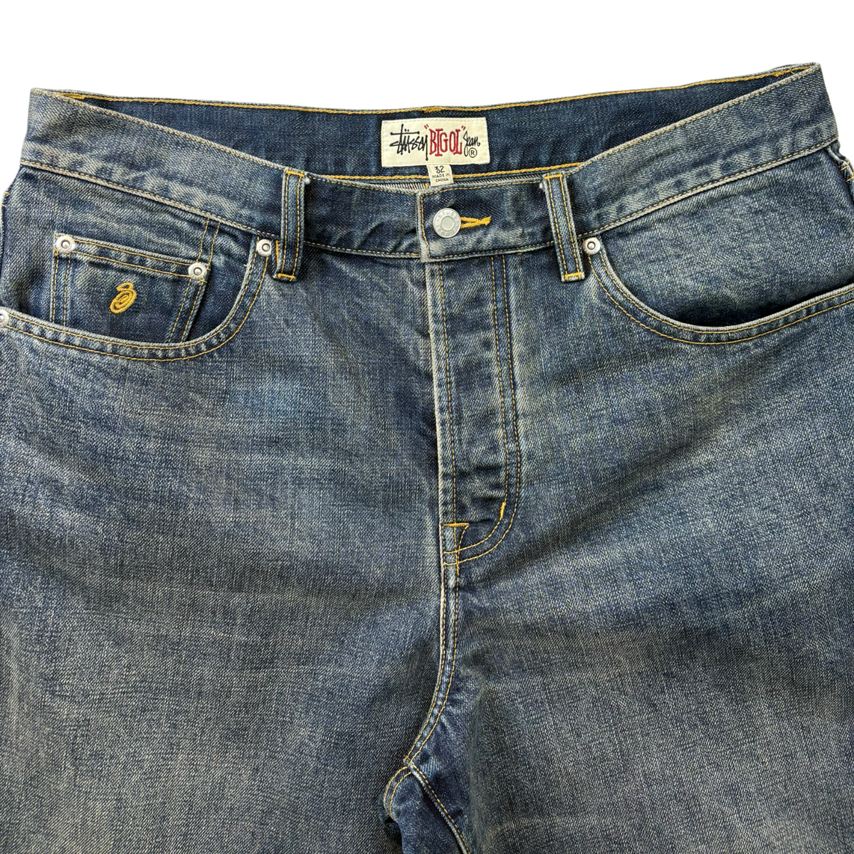 Stussy Big Ol Jeans Vintage Wash Indigo