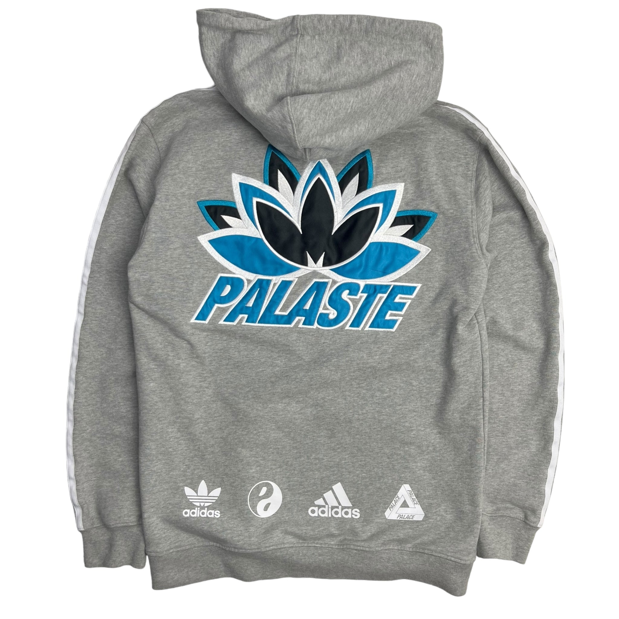 Palace x Adidas Palaste Hood Medium Grey Heather