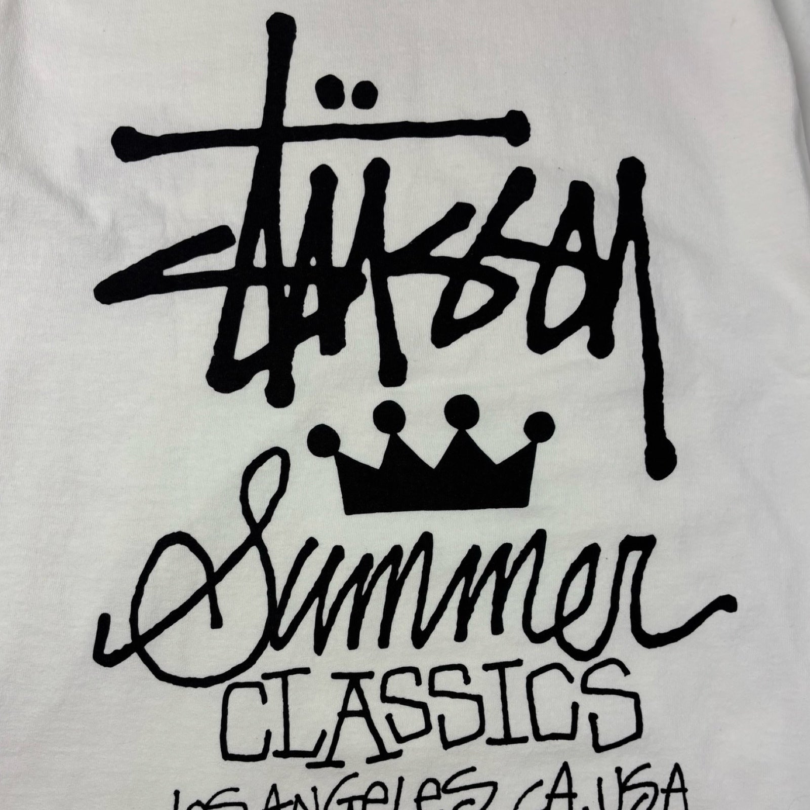 Stussy “Summer Classics Tee White
