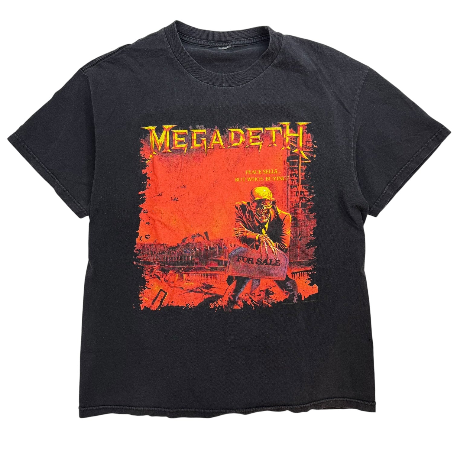 Vintage Megadeth Peace Sells.. Tee Black