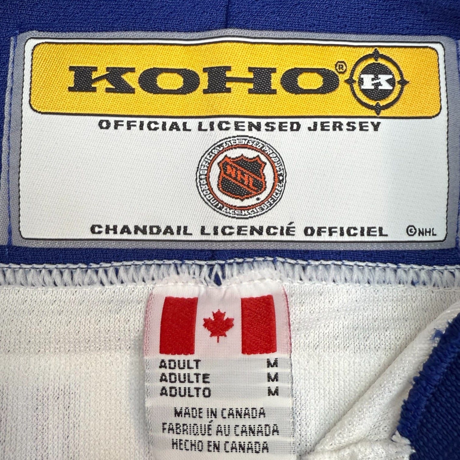 Vintage KOHO Toronto Maple Leafs Alyn McCauley Away Jersey White