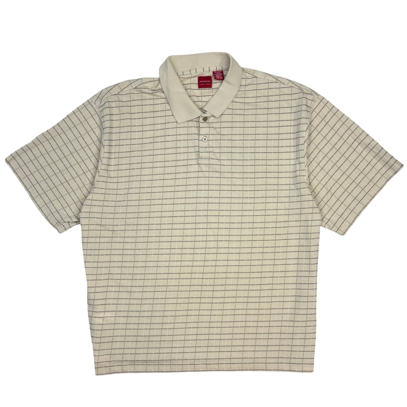 Vintage Arrow USA Golf Polo Tan