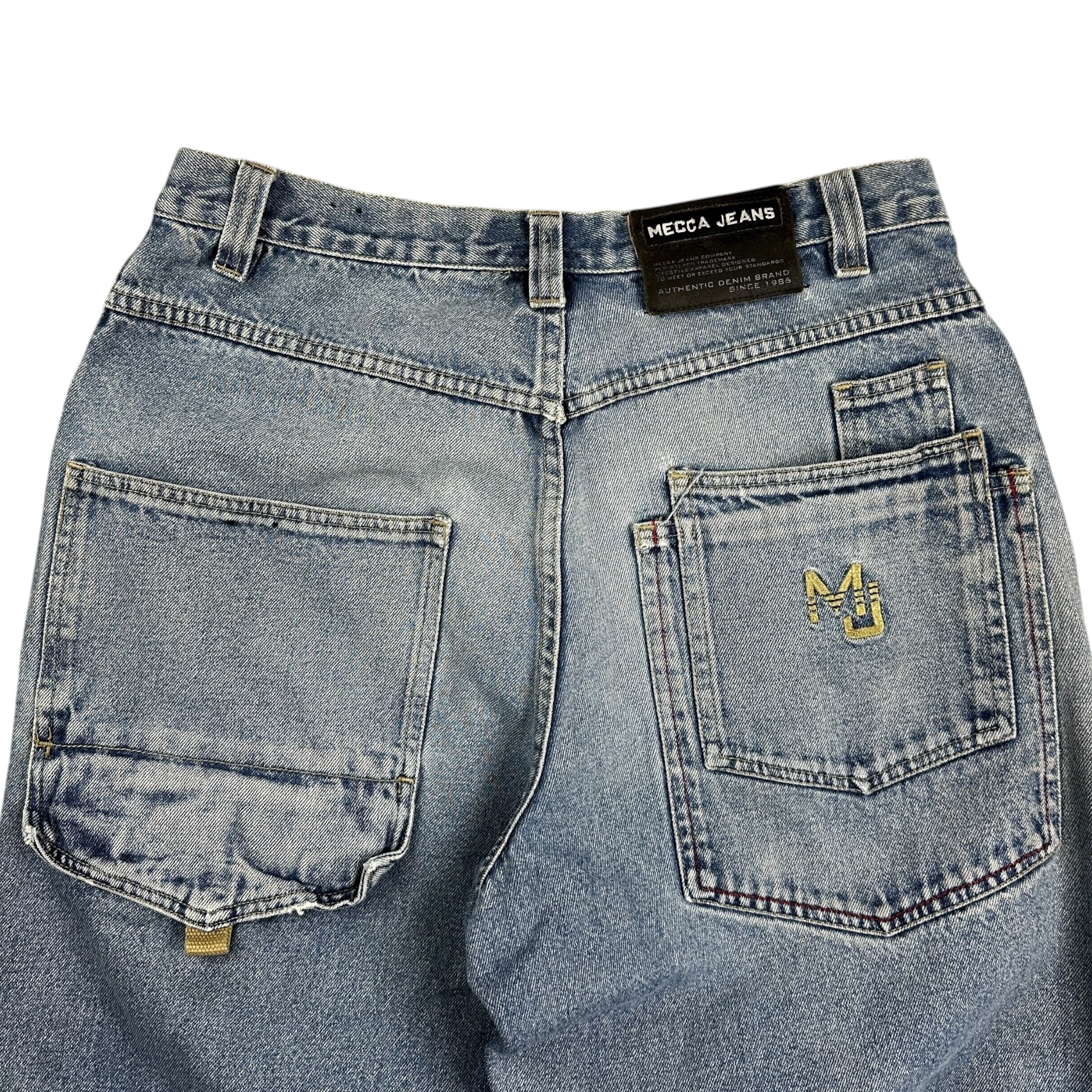 Vintage Mecca Jeans Big Pocket Light Wash Denim