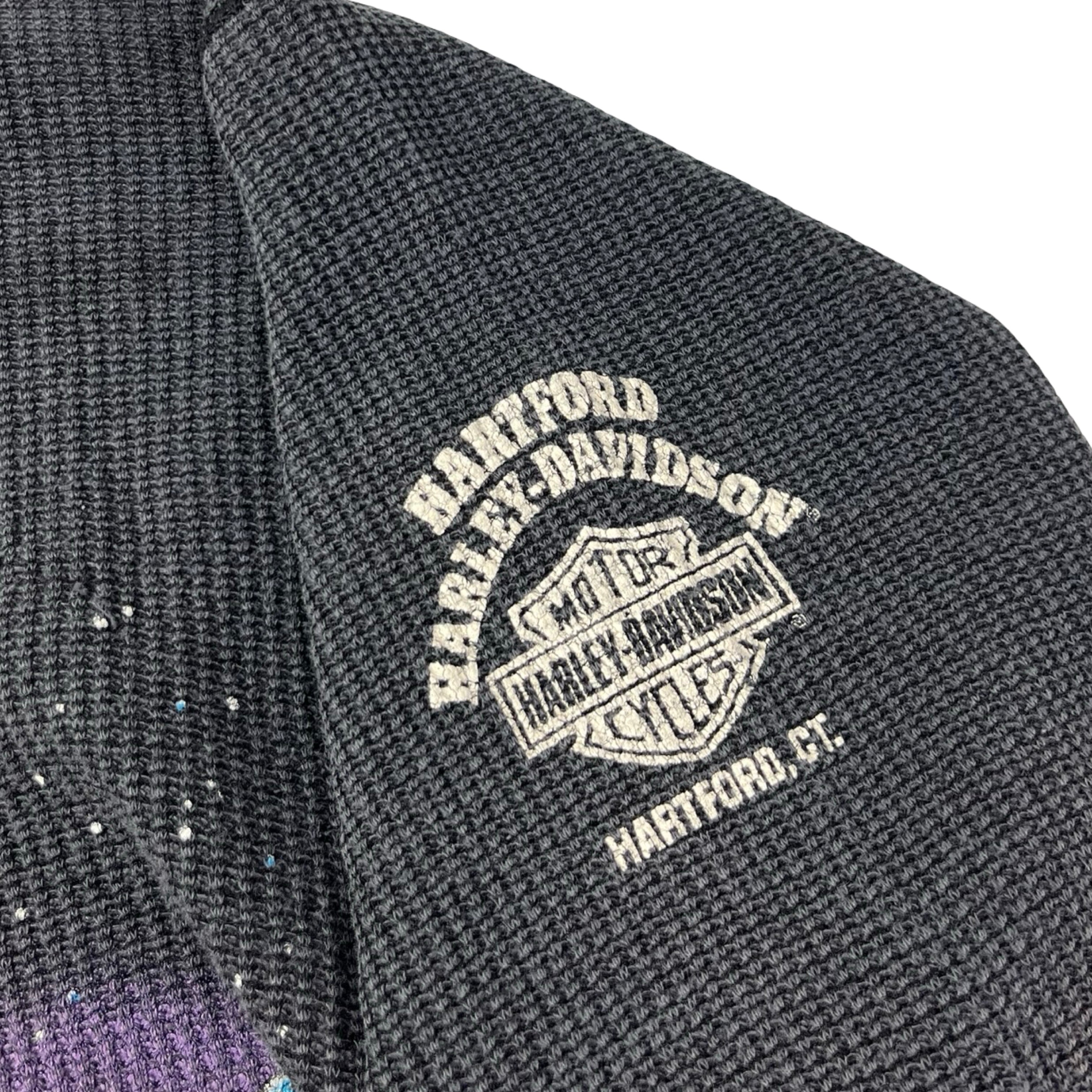 Vintage Harley Davidson "Call of the Wild" Thermal Longsleeve