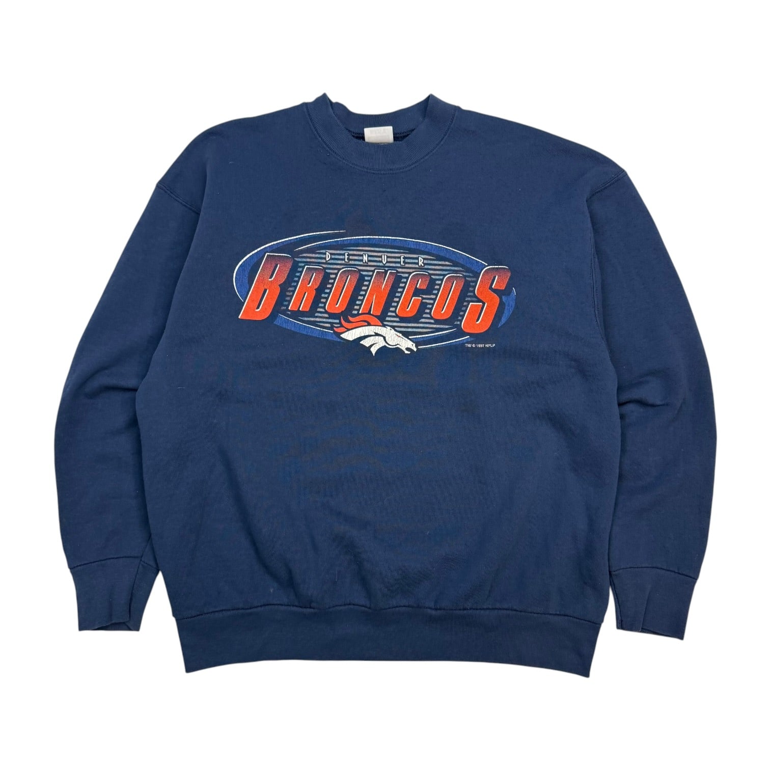 Vintage 1997 Denver Broncos Crewneck Navy
