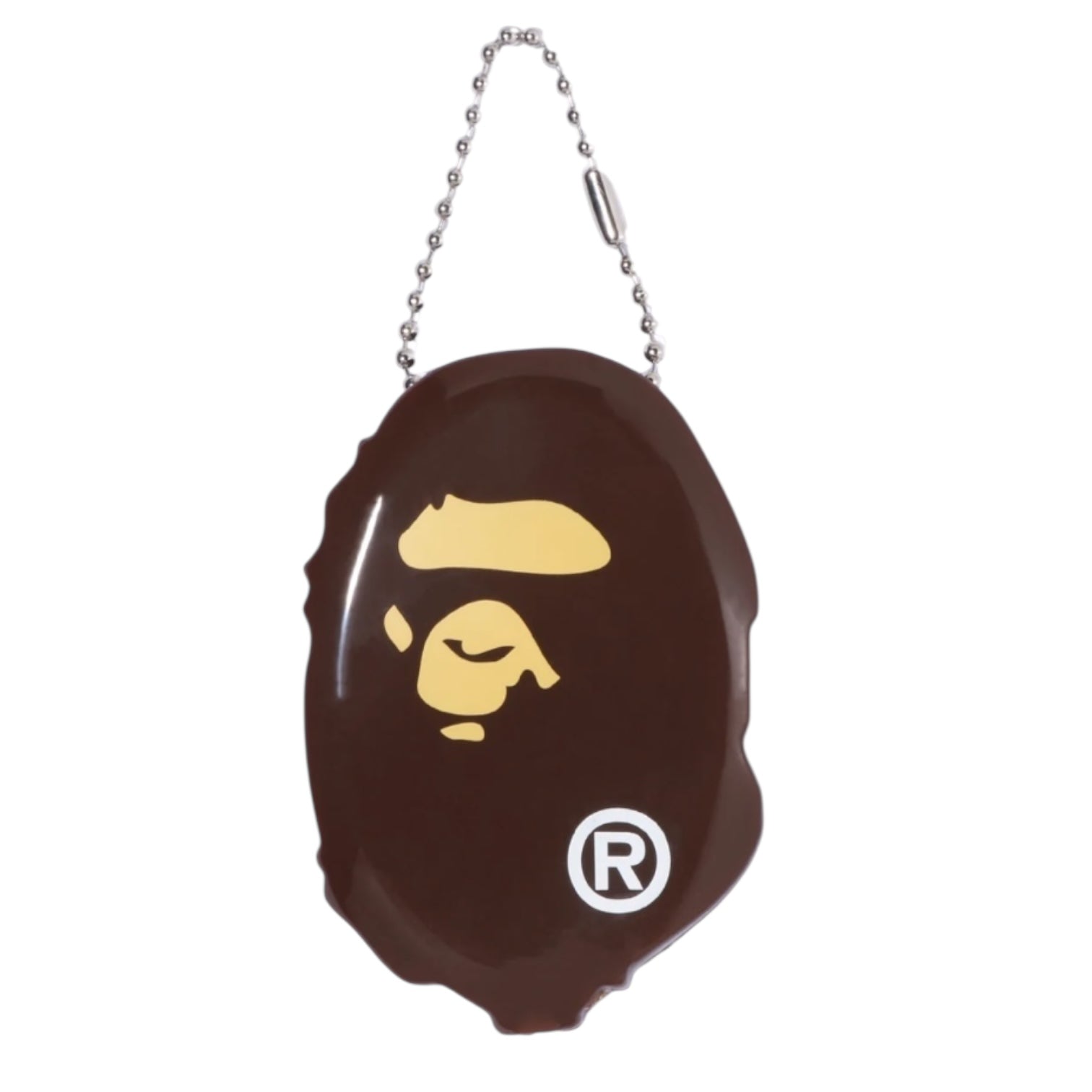 BAPE Ape Head Coin Case Brown