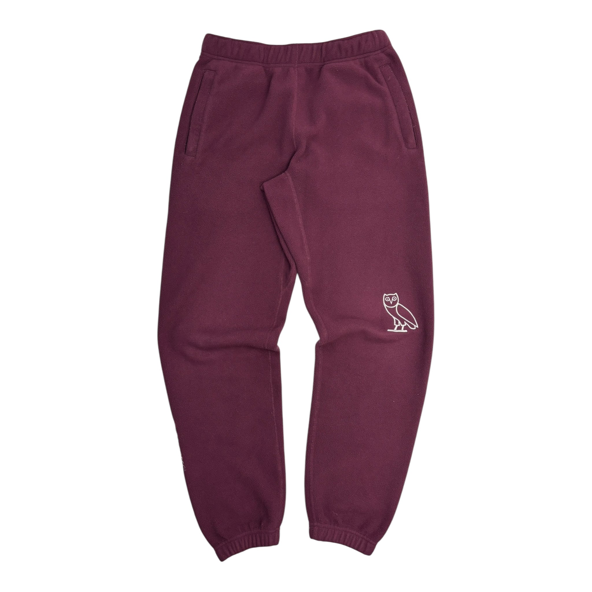 OVO Polartec Thermal Pro Microfleece Sweatpants Burgundy