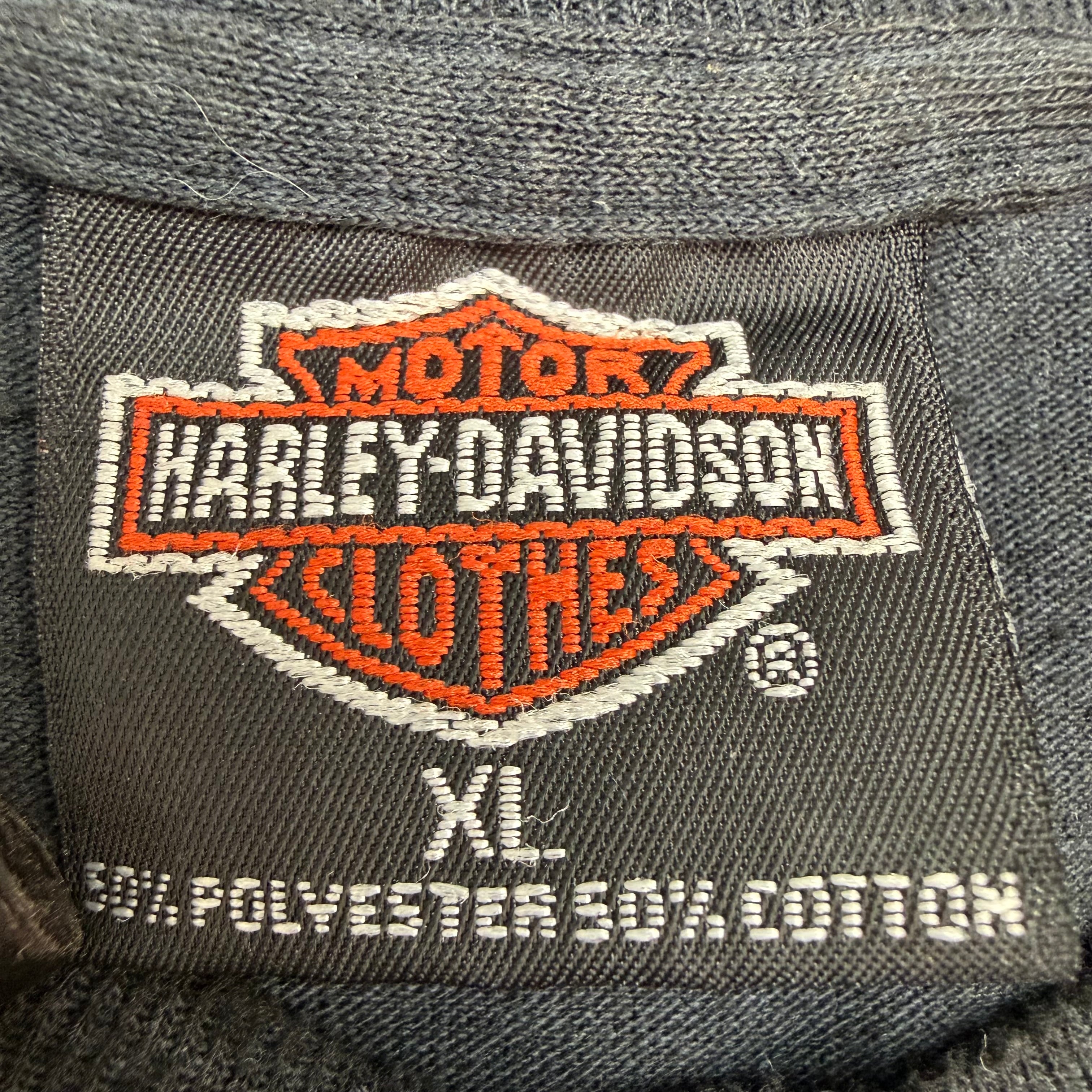 Vintage Harley Davidson “Legends Live Where Legends Roam” Hawaii Tee Black