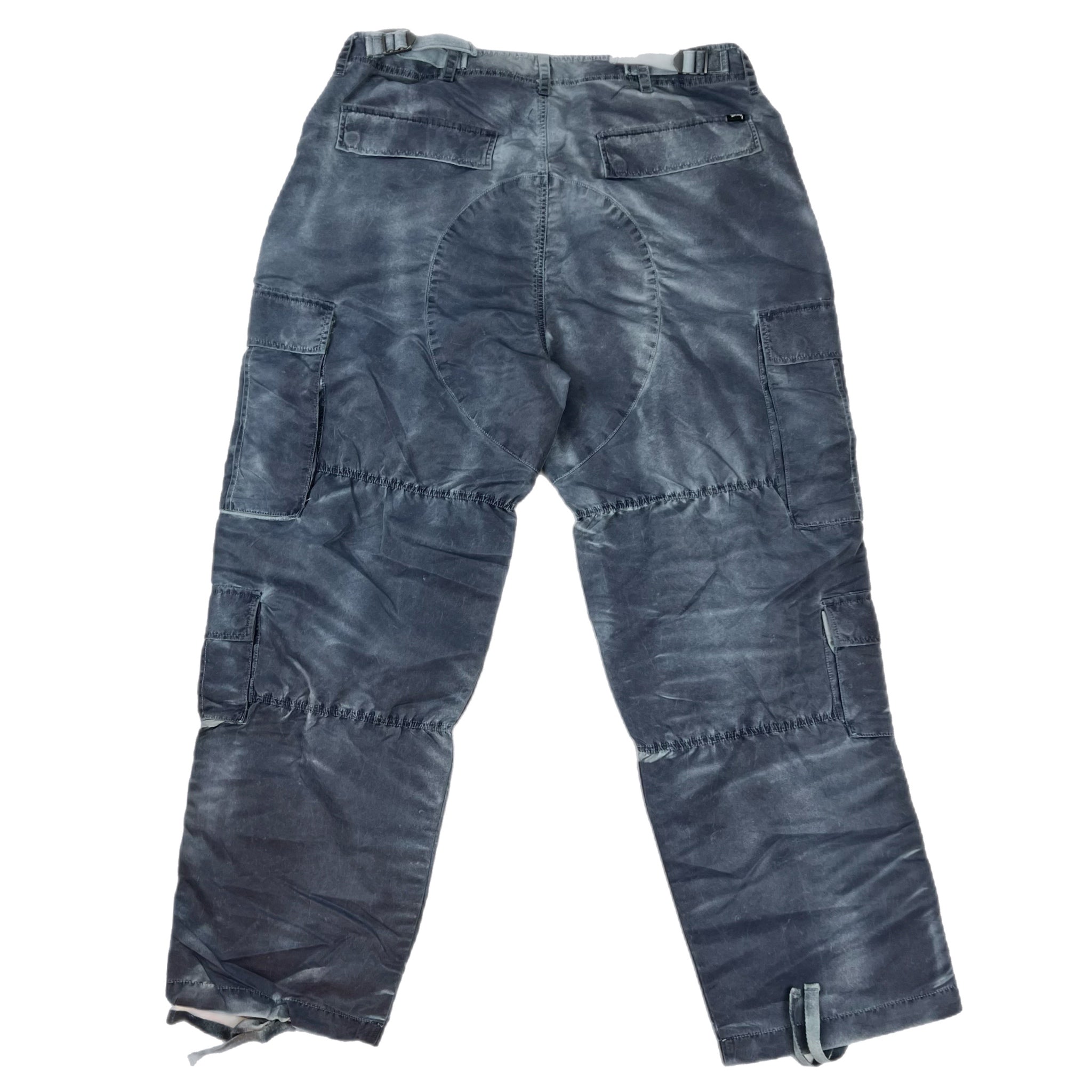 Stussy Dyed Nylon Surplus Cargo Pants Navy