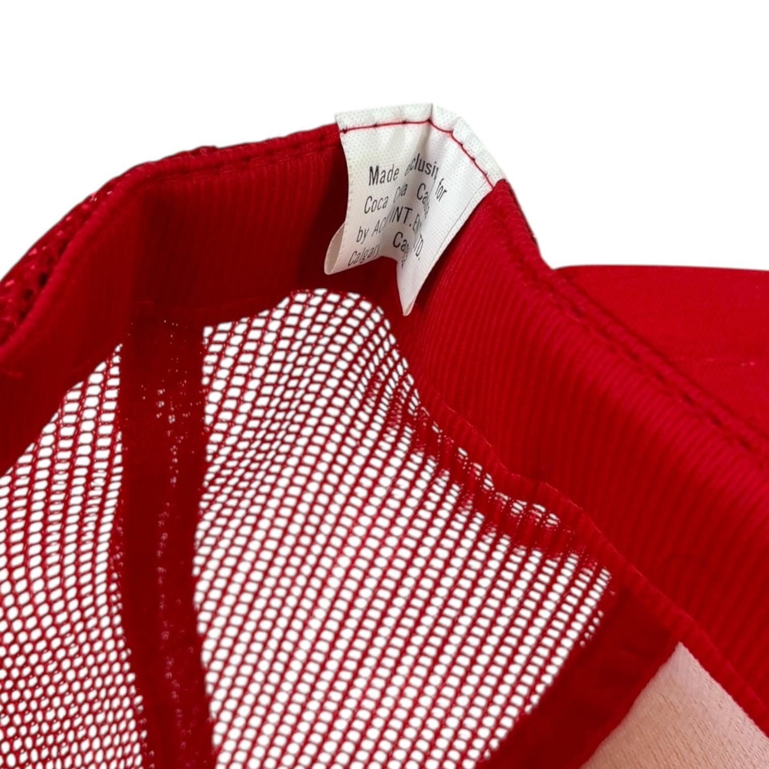 Vintage French “Enjoy Coke” SnapBack Trucker Hat Red