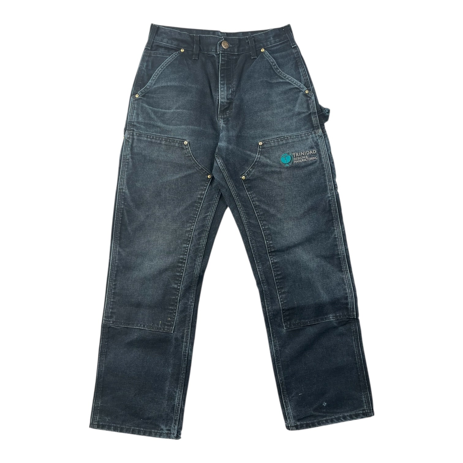 Vintage Carhartt Double Knee Pants Faded Black